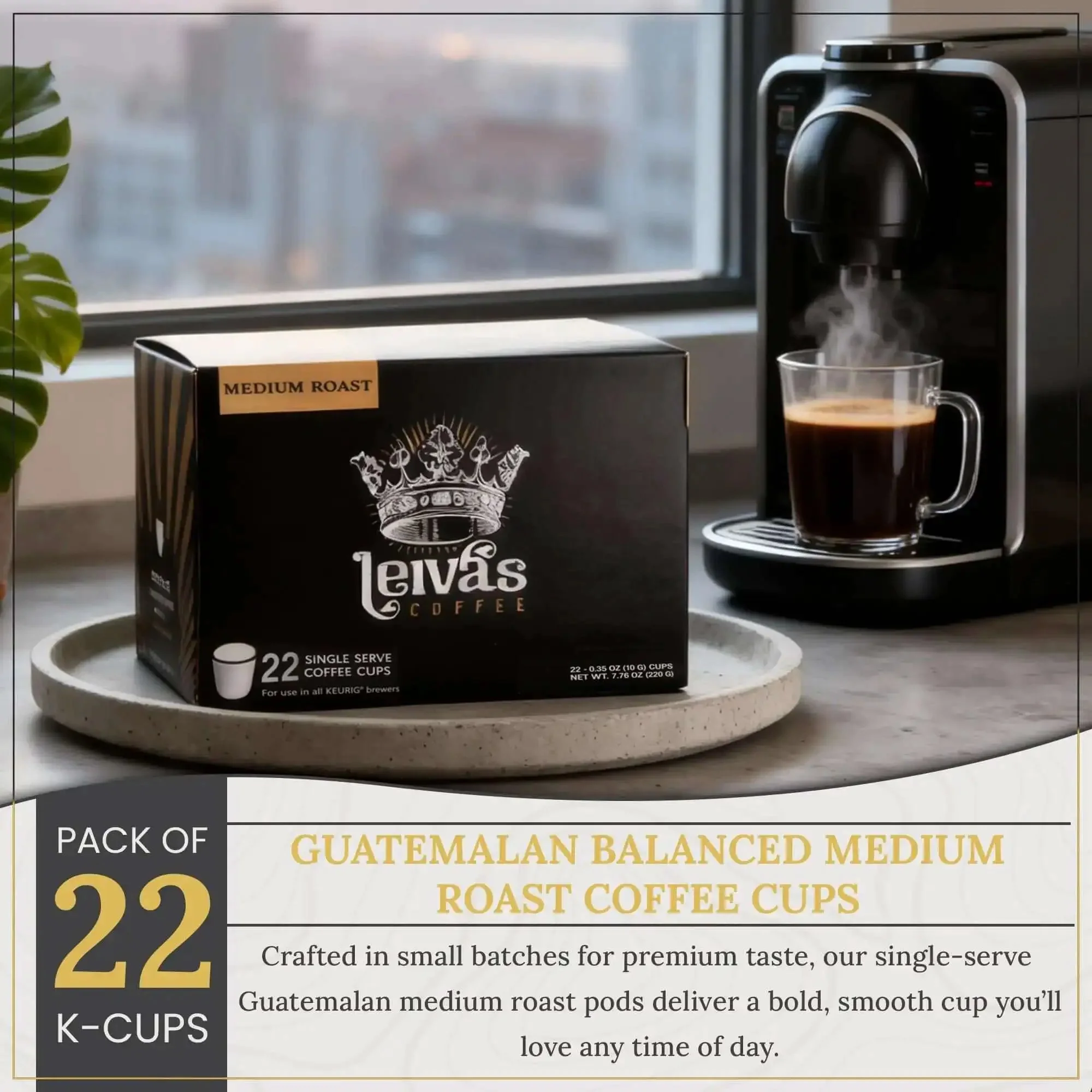 Guatemalan Single Serve K Cups Coffee Pods 22 Count Medium Roast Small Batch Rich Bold Balanced Flavor For Keurig Coffee Machines 0.35 Oz Cups Ideal For Morning Rituals And Office Breaks - Image 7
