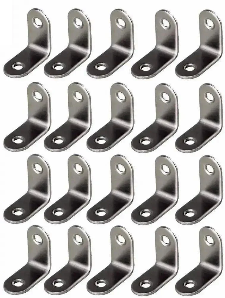 Half Inch By Half Inch Zinc Plated Steel Corner Braces L Brackets With Screws For Picture Frame Reinforcement And Canvas Mounting Built To Last Heavy Duty Framing Hardware Pack Of 20