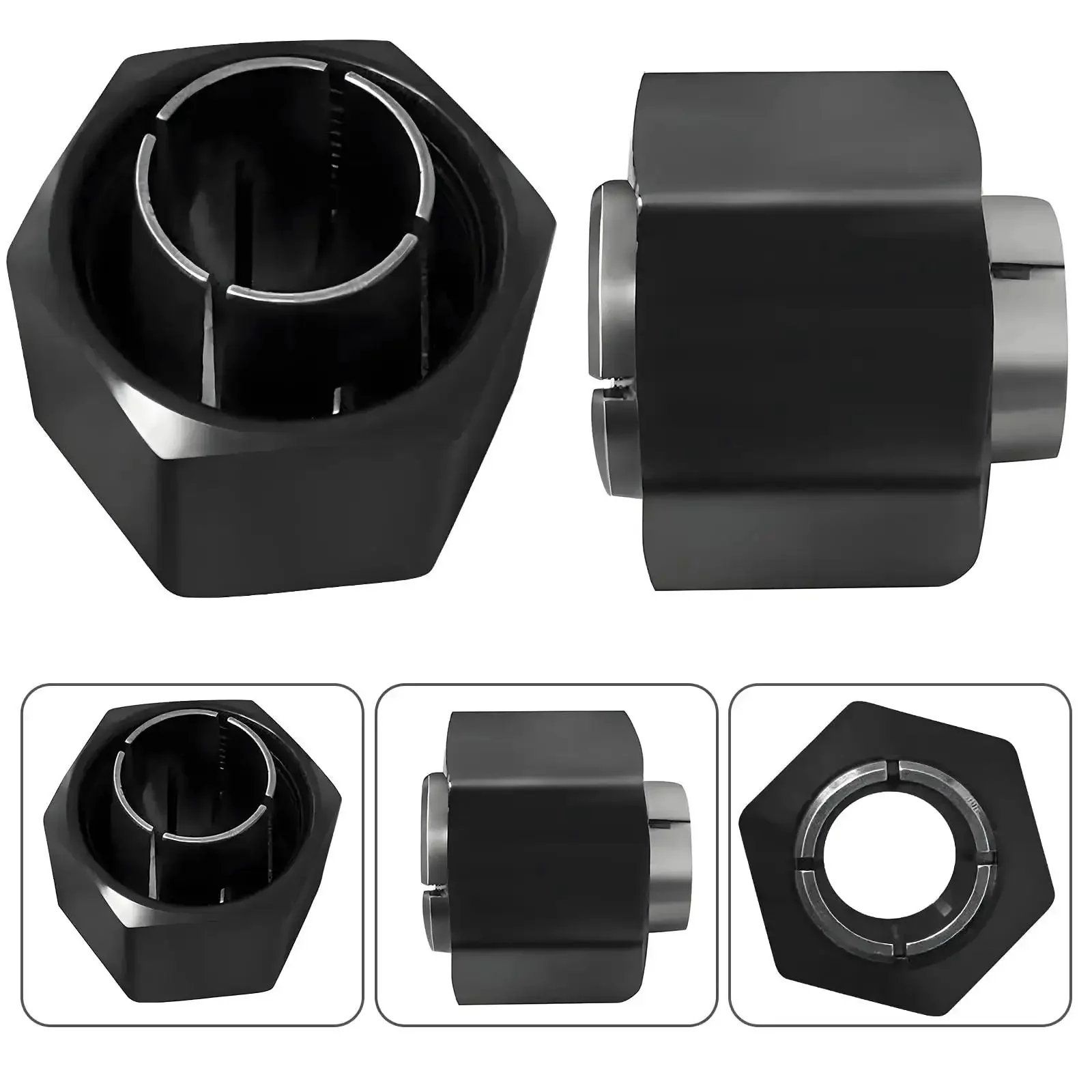 Half Inch Router Collet Replacement For Bosch 1617 1617EVS 1618 1618EVS 1613 1613EVS Pro Grade Collet Nut With Compatible Part Numbers 326286-03 2610906284 323-421 RC050DW Heavy Duty For Smooth Routing And Secure Bit Retention - Image 6