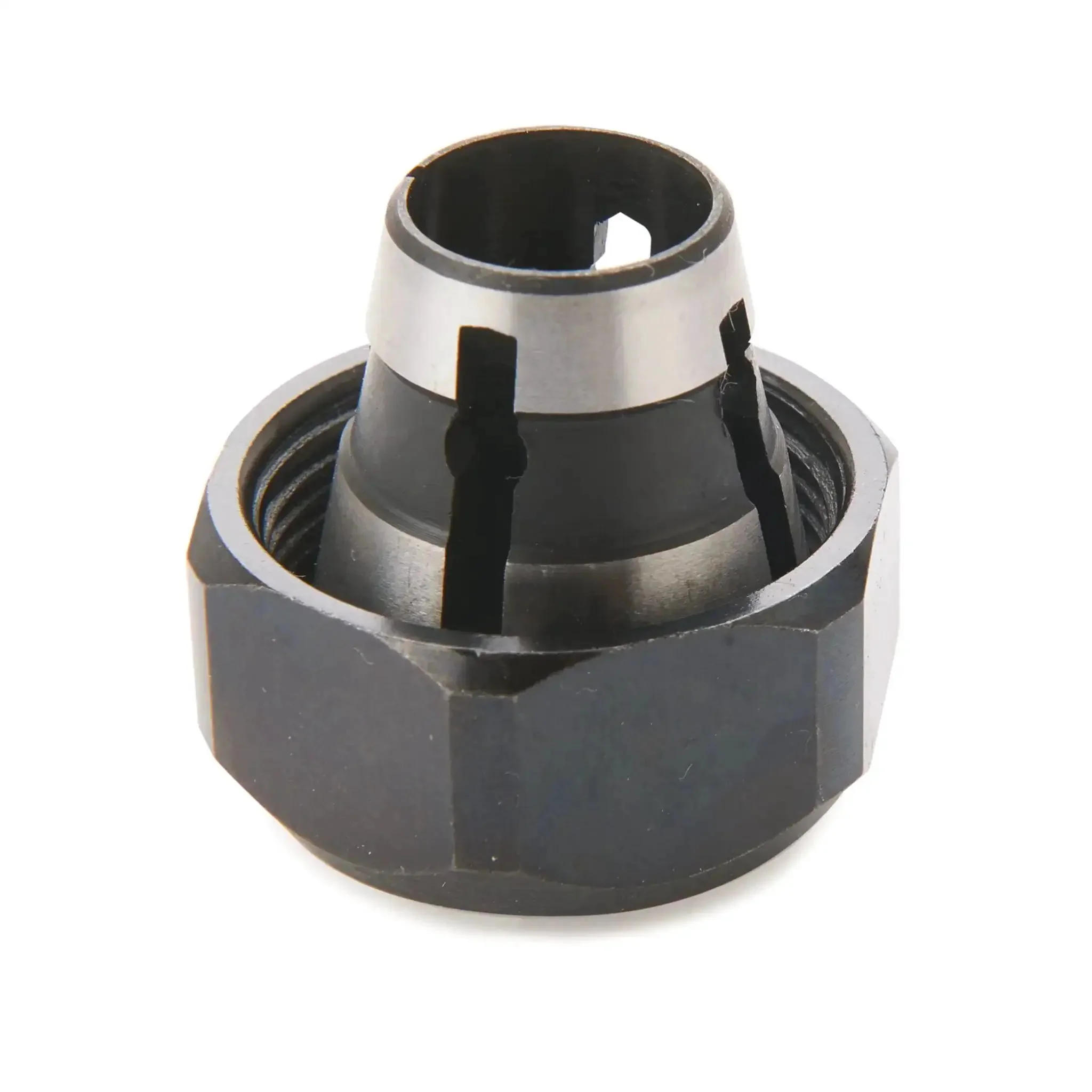 Half Inch Router Collet Replacement For Half Inch Shank Bits With Auto Release Design To Prevent Bit Sticking And Runout, No Fuss Install OEM 42950 Replacement Fits Most Routers - Image 2