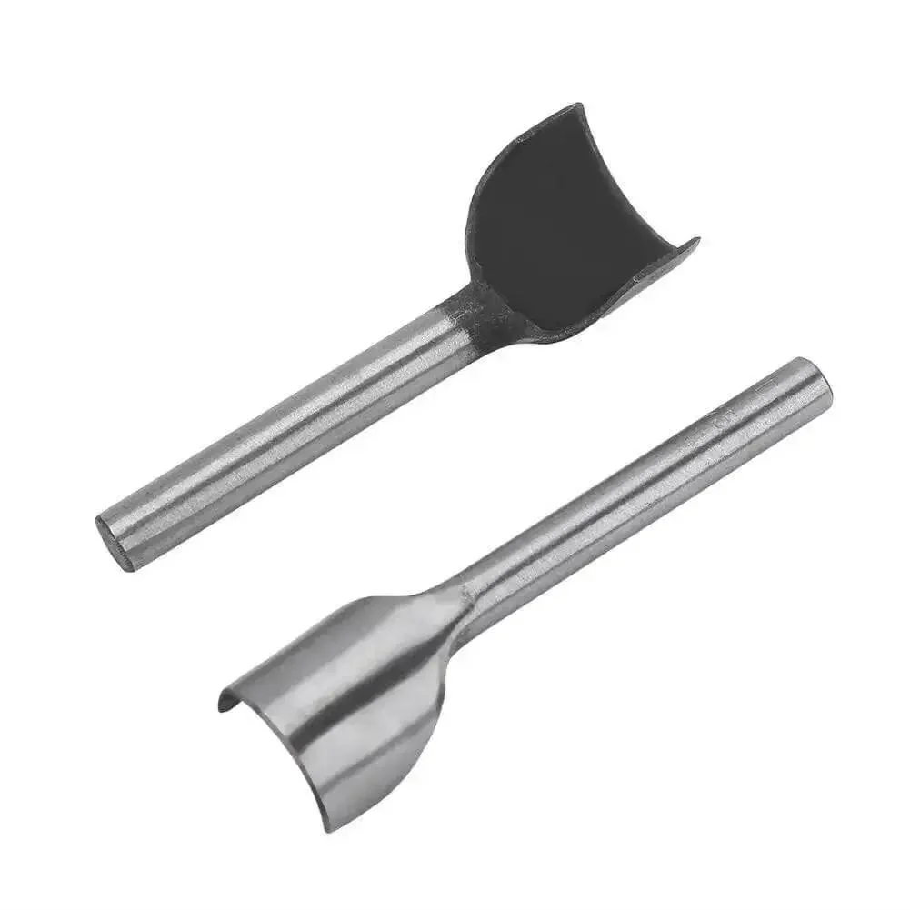 Half Round Leather Punch Cutter Set 7 Piece DIY Leather Craft Tool For Wallets Belts Straps And More Handy Pro Grade Solid Steel End Cutter With 10 To 40 Millimeter Circle End Options For Clean Half Circle Edges - Image 3