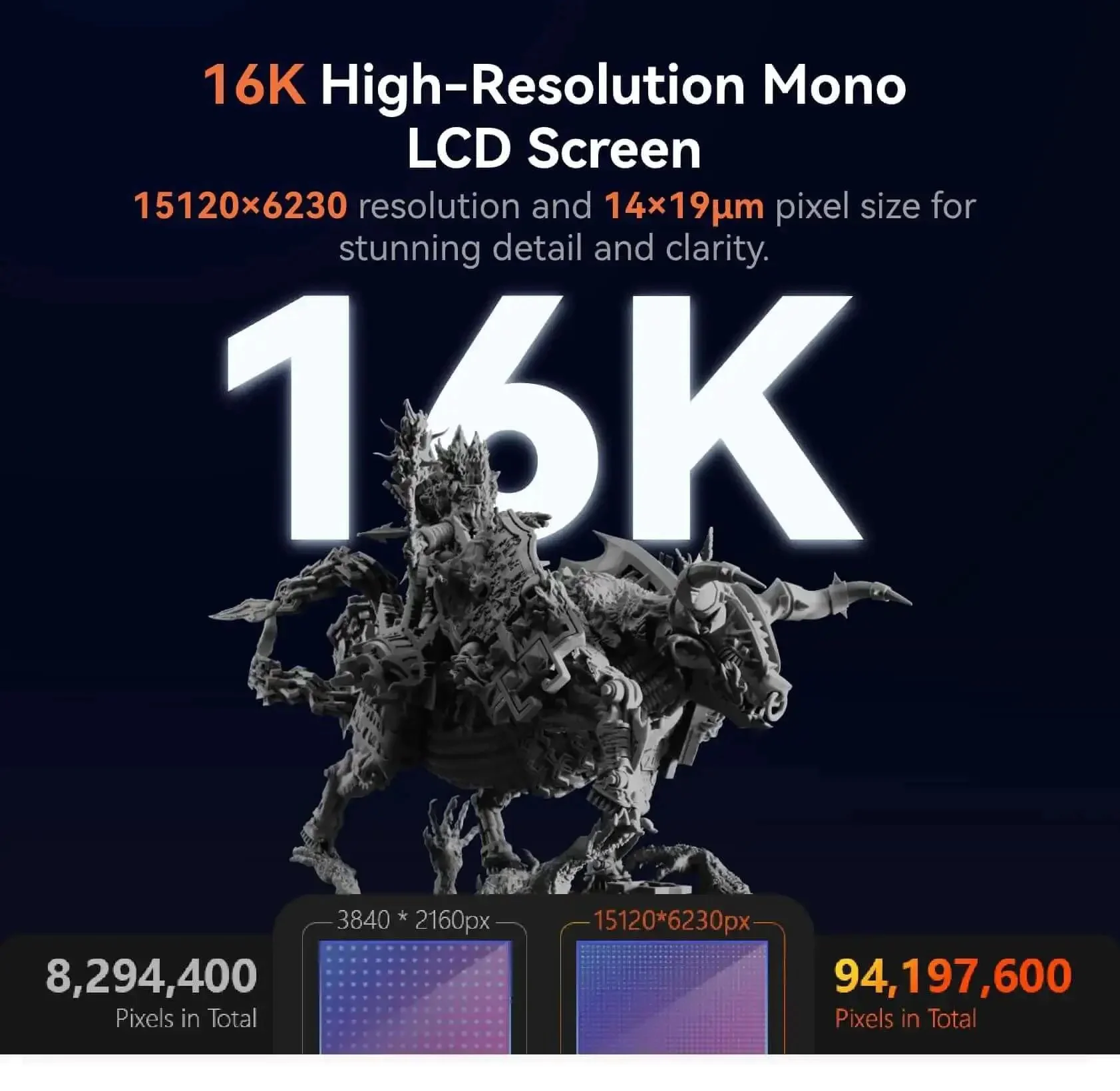 Halot X1 Combo Resin 3D Printer With 16K Mono LCD 14x19 μm Pixels Crazy Fast 170 mm per hour Smart Resin Management Plug And Play Auto Leveling Fully Assembled Big Build Area 8.33 x 4.66 x 7.87 Inches - Image 8
