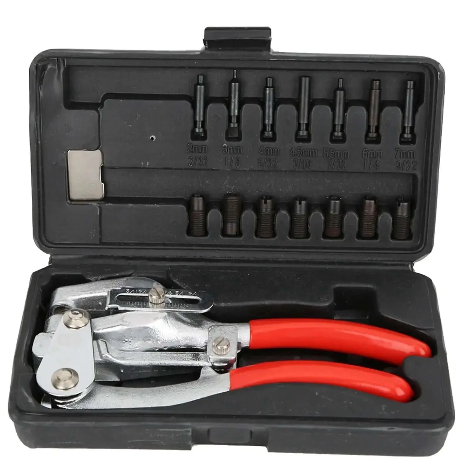 Hand Held Hole Punch Kit For Steel And Metal With Adjustable Depth Pliers, Versatile D IY Punch Tool For Iron Plastic And Ceiling Installations, Durable Stainless Steel Construction For Long Lasting Performance - Image 5