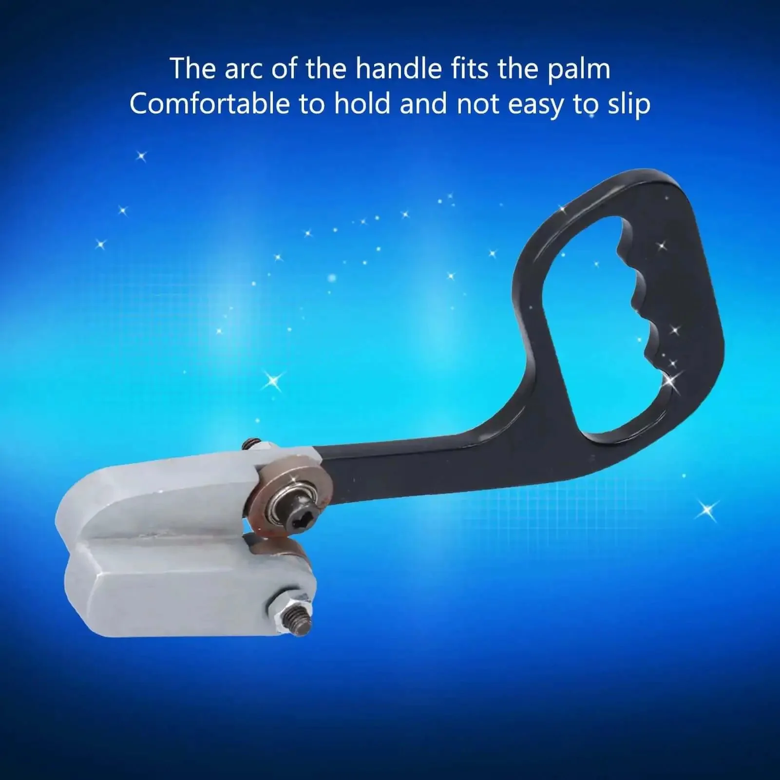 Hand Pull Cutter For Metal Sheets And Cardboard, Effortless Nibbler With Dual Round Blades, No Scissors Needed, Cuts Copper Aluminum Plastic Plates And Thin Metals Smoothly On The Go - Image 4
