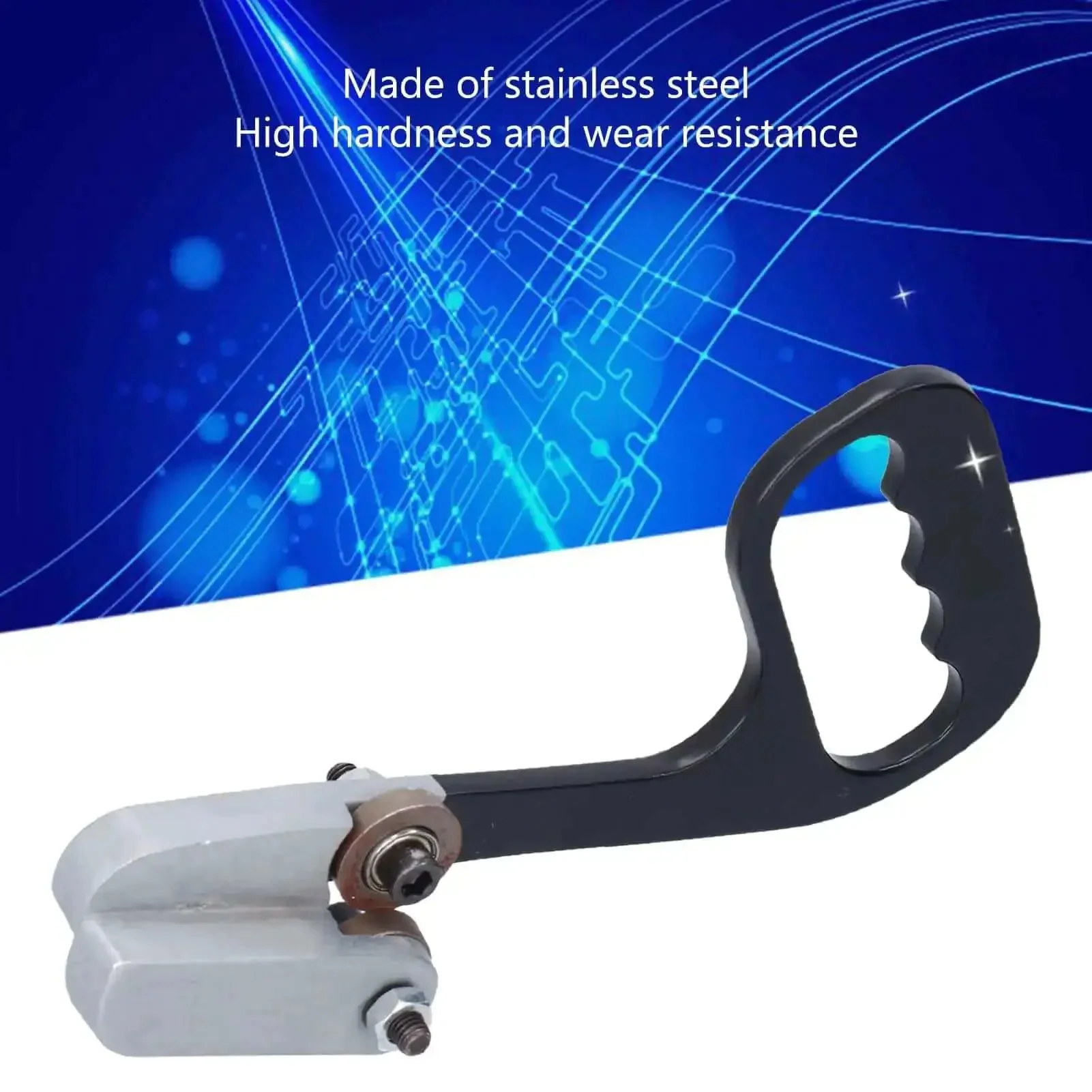 Hand Pull Cutter For Metal Sheets And Cardboard, Effortless Nibbler With Dual Round Blades, No Scissors Needed, Cuts Copper Aluminum Plastic Plates And Thin Metals Smoothly On The Go - Image 5