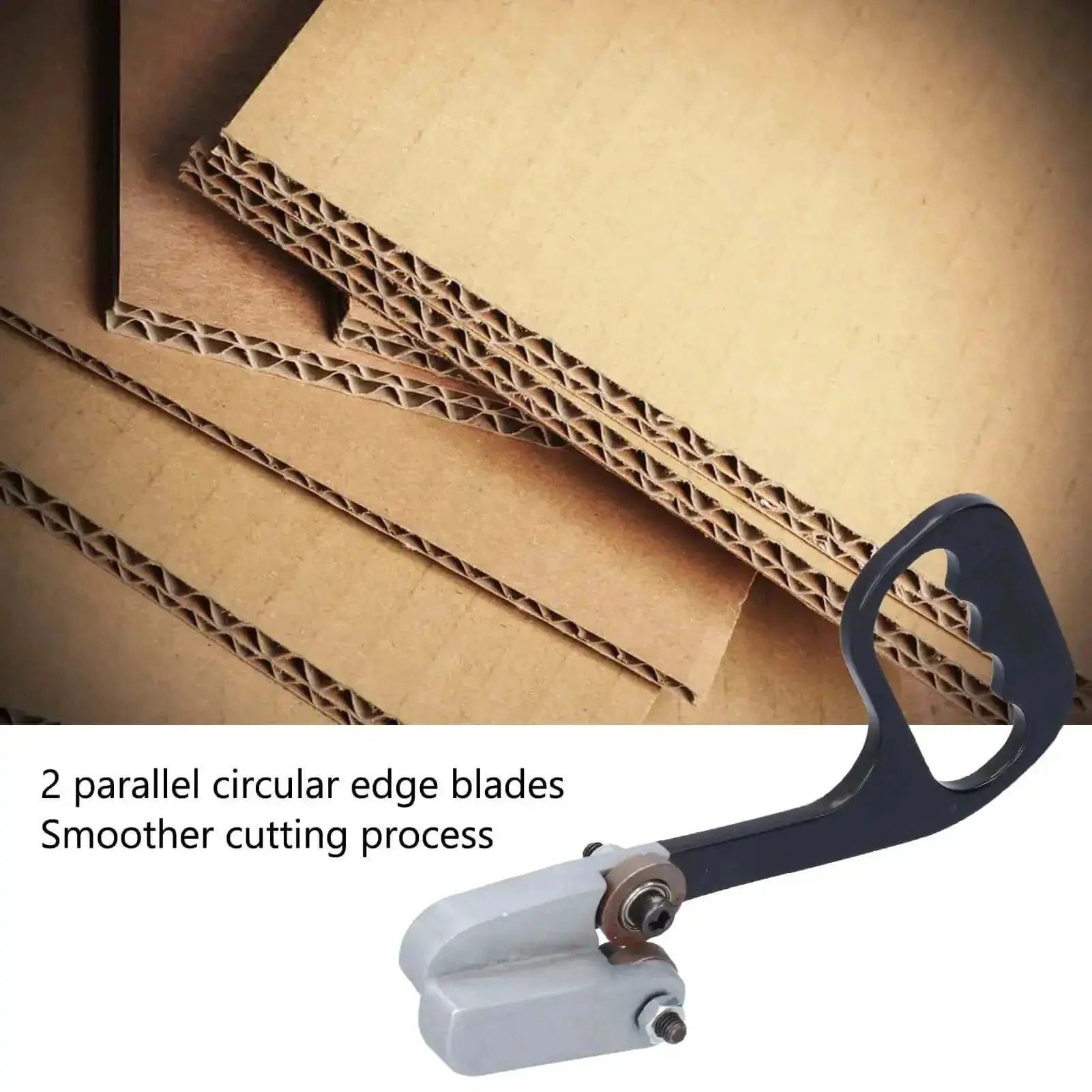 Hand Pull Cutter For Metal Sheets And Cardboard, Effortless Nibbler With Dual Round Blades, No Scissors Needed, Cuts Copper Aluminum Plastic Plates And Thin Metals Smoothly On The Go - Image 7