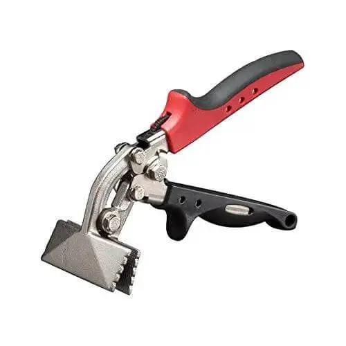 Hand Seamer 3 Inch Offset With Forged Steel Jaws And RedLine Ergonomic Handles, 7 To 1 Compound Leverage Head For Maximum Power, Easy Crimping And Precise Seams