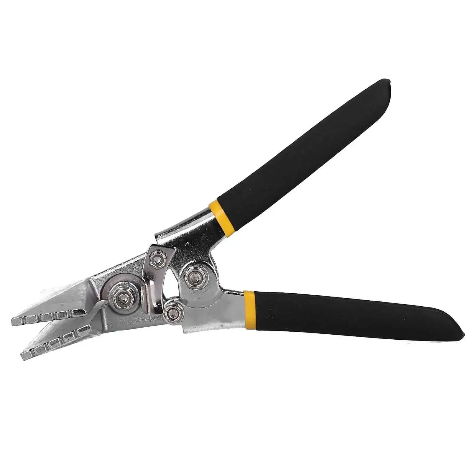 Hand Seamer Sheet Metal Bender Pliers For Seaming And Flattening Pro Grade Heavy Duty Tool With Chrome Vanadium Steel Jaw And Non Slip Ergonomic Handle Great For Straightening Pipes And Flat Seams - Image 4