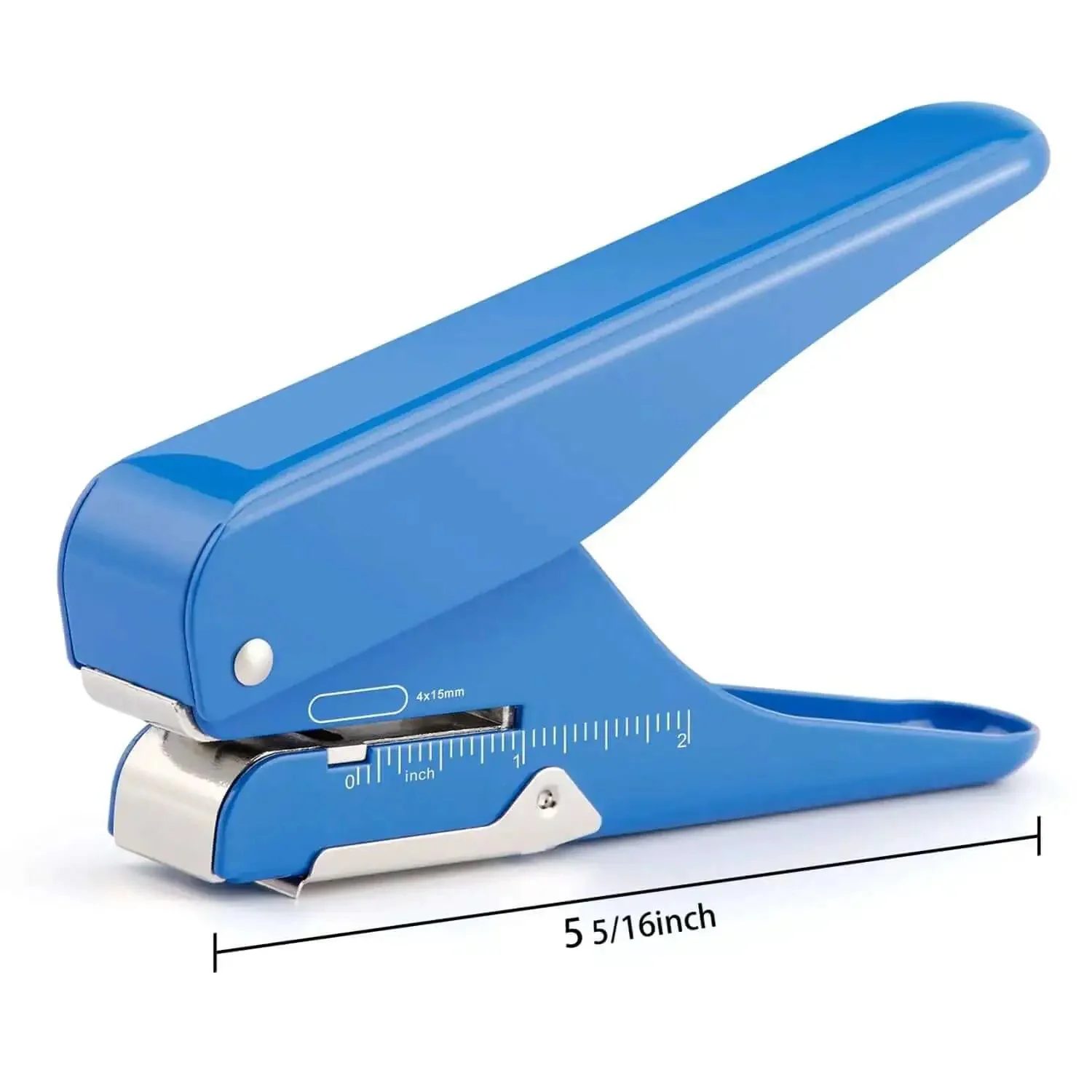Handheld Badge Slot Punch for PVC ID Cards, Business Cards, Name Tags, and Luggage Tags - 19/32 by 5/32 Inch Hole, All Metal Construction, Heavy-Duty Puncher for Hard Cardstock and PVC Tags - Image 5