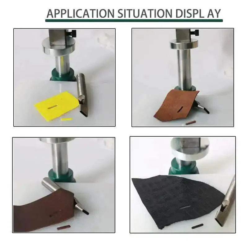 Handheld Leather Hole Punch And Stamping Press For DIY Crafting Adjustable 1.5 To 13 mm Chuck And 4.4 Cm Press Plate Great For Belts Bags Wallets And Watch Straps Get Your Craft On With This Quiet Pro Level Leather Tool - Image 7