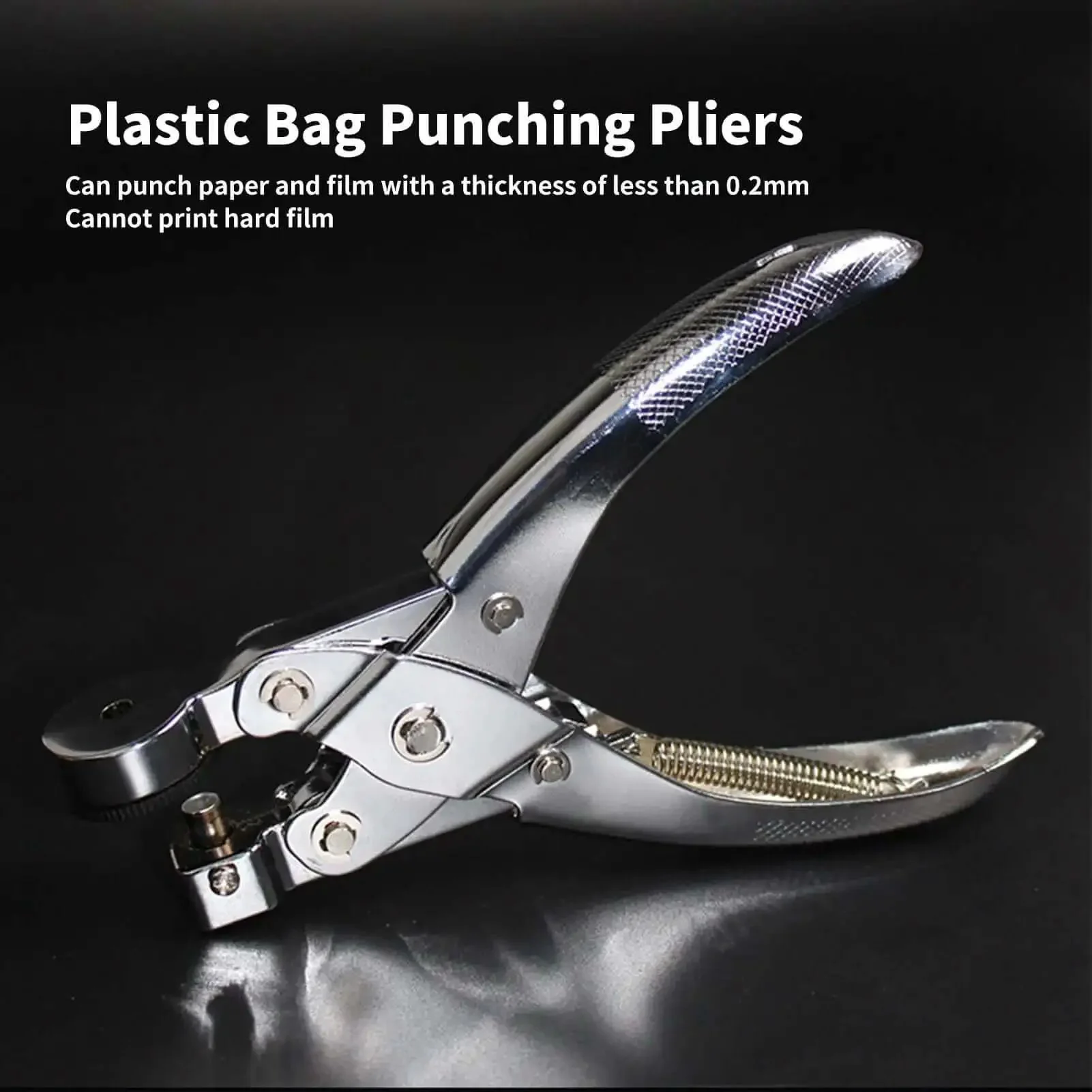 Handheld Single Hole Paper Punch For Scrapbooking And Office Use, Metal Circle Punch For School Projects And Home Crafting, Punch Lightweight Paper, Film And Loose Leaf Pages, Portable Desk Top Hole Puncher - Image 5