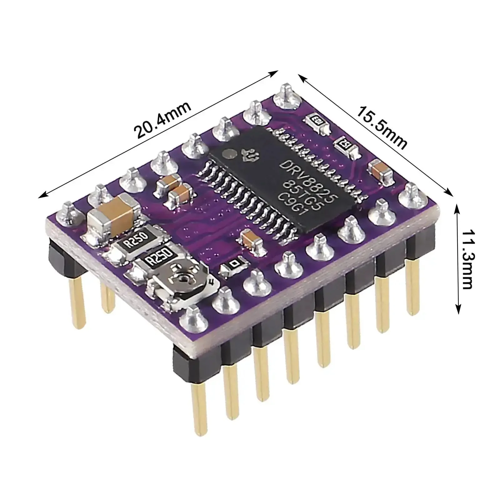 Hands On CNC Shield Expansion Board V3.0 With Four DRV8825 Stepper Driver Modules And Heatsinks For Engravers And 3D Printers RAMPS 1.4 Compatible Supports Six Step Resolutions And Adjustable Current Limit For Smooth Accurate Motion - Image 7