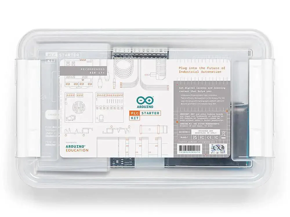 Hands On Industrial Automation PLC Starter Kit With Opta Controller Wi Fi Bluetooth IO Modules Over Twenty Hours Of Online Learning Content And Cloud Integration For Smart Manufacturing Enthusiasts And Makers - Image 2