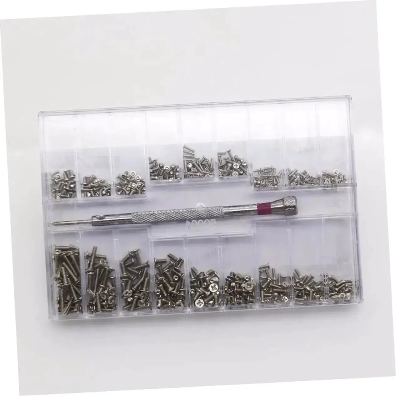 Handy Mini Screw Kit For Glasses And Laptops With Steel Mini Screws And Precision Screwdriver Eyeglasses And Electronics Repair Tool Set For Fast Durable Fixes - Image 9