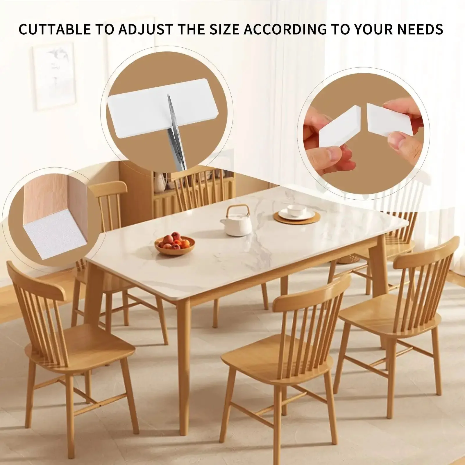 Headboard Wall Protectors And Anti Vibration Pads For Beds And Furniture, EVA Foam Cushions, 8Pcs 15mm And 10Pcs 5mm Thick, Noise Reducing Stoppers, No More Bed Wobble Or Couch Rattle, Flexible Felt Bumpers - Image 2