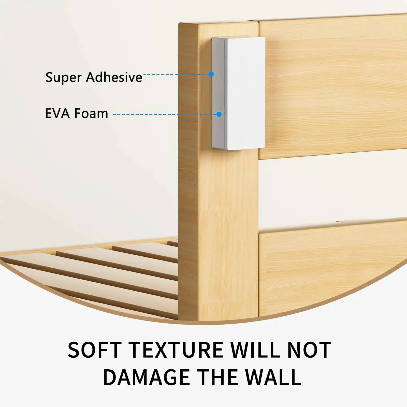 Headboard Wall Protectors And Anti Vibration Pads For Beds And Furniture, EVA Foam Cushions, 8Pcs 15mm And 10Pcs 5mm Thick, Noise Reducing Stoppers, No More Bed Wobble Or Couch Rattle, Flexible Felt Bumpers - Image 4