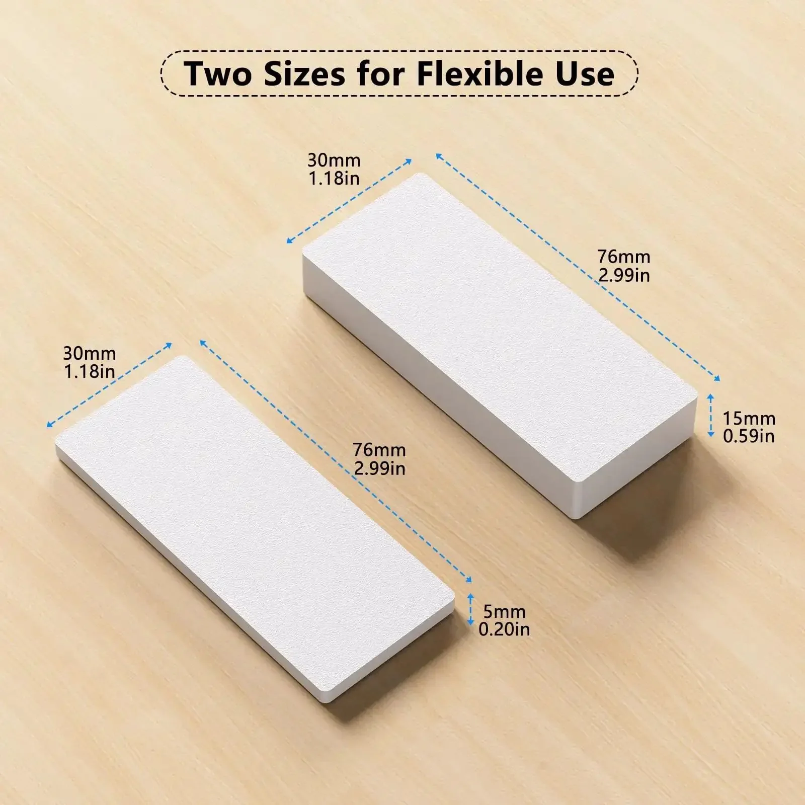 Headboard Wall Protectors And Anti Vibration Pads For Beds And Furniture, EVA Foam Cushions, 8Pcs 15mm And 10Pcs 5mm Thick, Noise Reducing Stoppers, No More Bed Wobble Or Couch Rattle, Flexible Felt Bumpers - Image 6