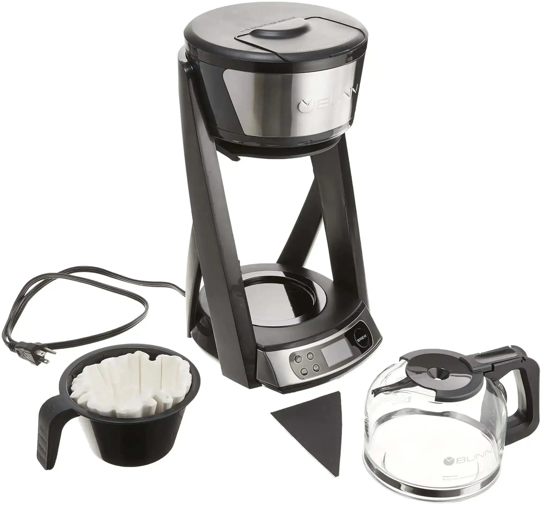Heat N Brew 10 Cup Programmable Coffee Maker With Stainless Steel Finish, Even Brew Showerhead For Even Extraction, Keeps Coffee Hot, Simple To Use, Ideal For Home Cafe And Busy Mornings - Image 12