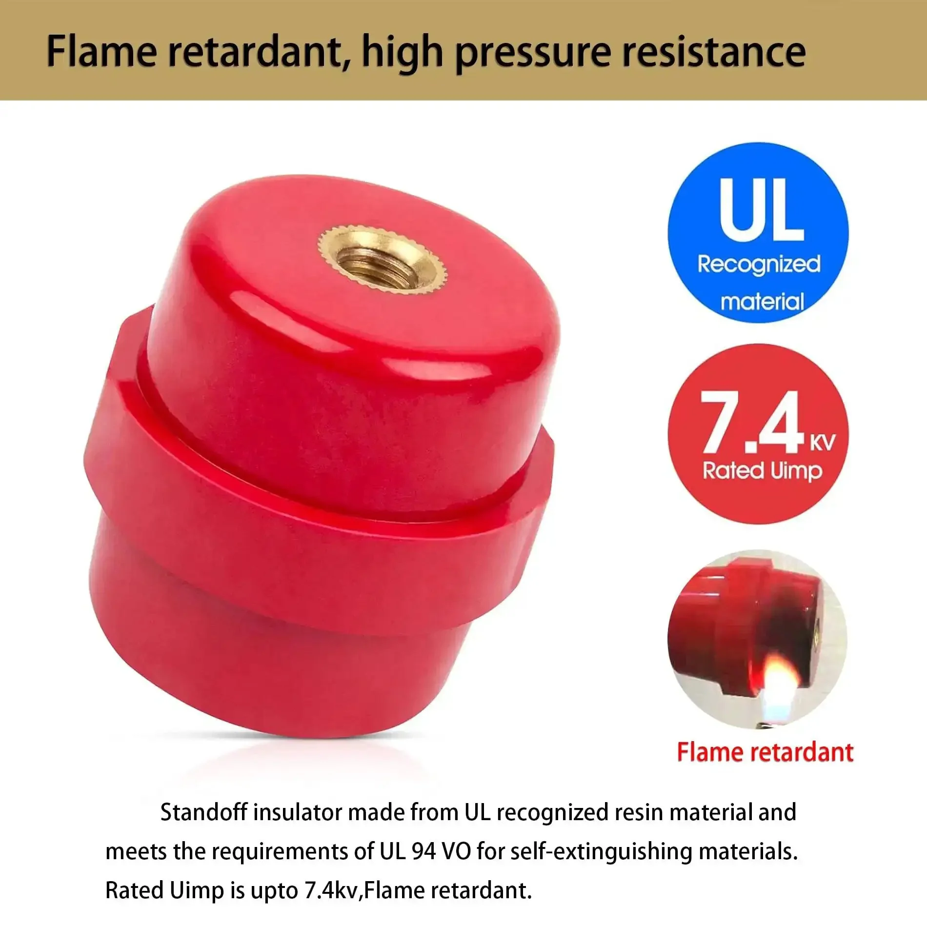 Heavy Duty 10 Inch Copper Ground Bar Kit With 900A Grounding Busbar And UL Recognized SM40 Insulators Uimp Up To Seven Point Four Kilovolt One Quarter Inch Thick Fifty Millimeter Wide Two Hundred Fifty Millimeter Long Sixteen Terminal Positions - Image 4