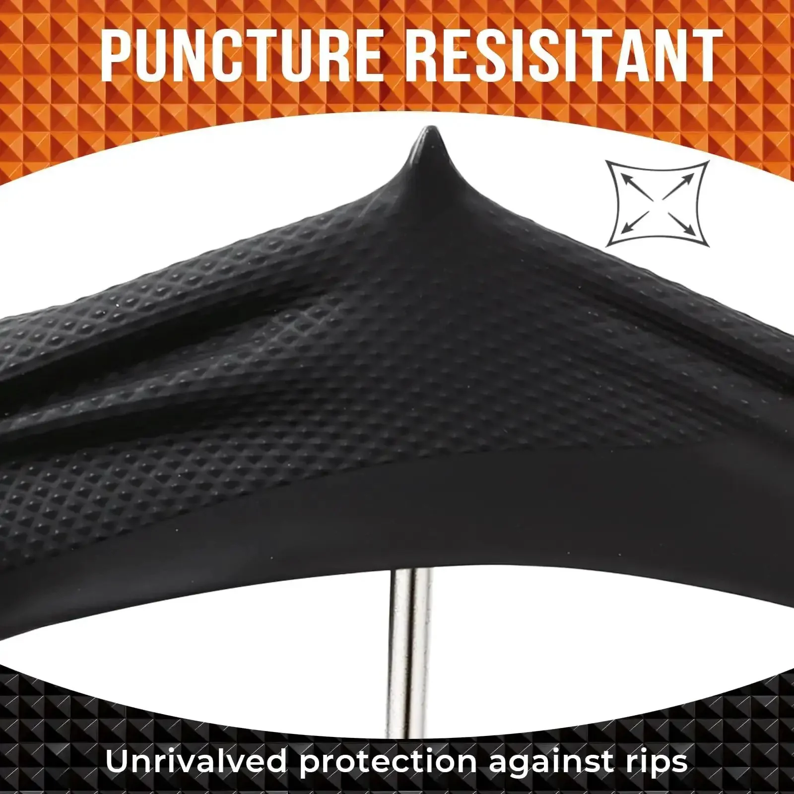Heavy Duty 10 Mil Nitrile Gloves With Raised Diamond Texture Latex Free Powder Free Extra Strong Chemical Resistant For Mechanics Auto Repair And Industrial Work Built Tough As Nails For Heavy Duty Jobs - Image 6