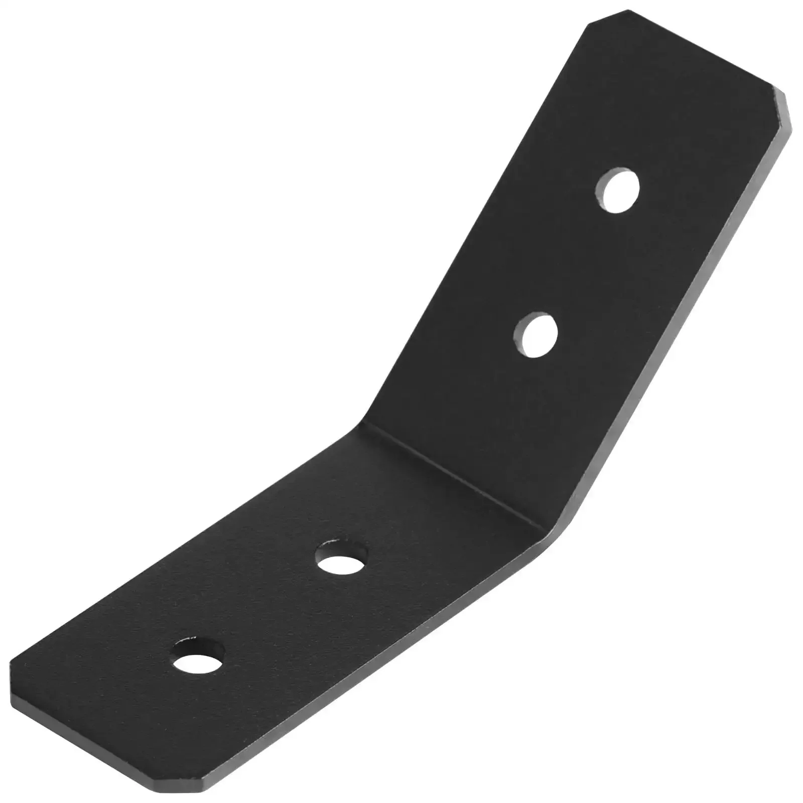 Heavy Duty 10 Pack Flush Inside 45 Degree Angle Brackets For 2x2 Lumber Posts, 3x3x1.5 Inch, 11 Gauge Steel, Powder Coated Pergola Fence Post Connector With 7mm Holes For 1/4 Inch Screws - Image 3
