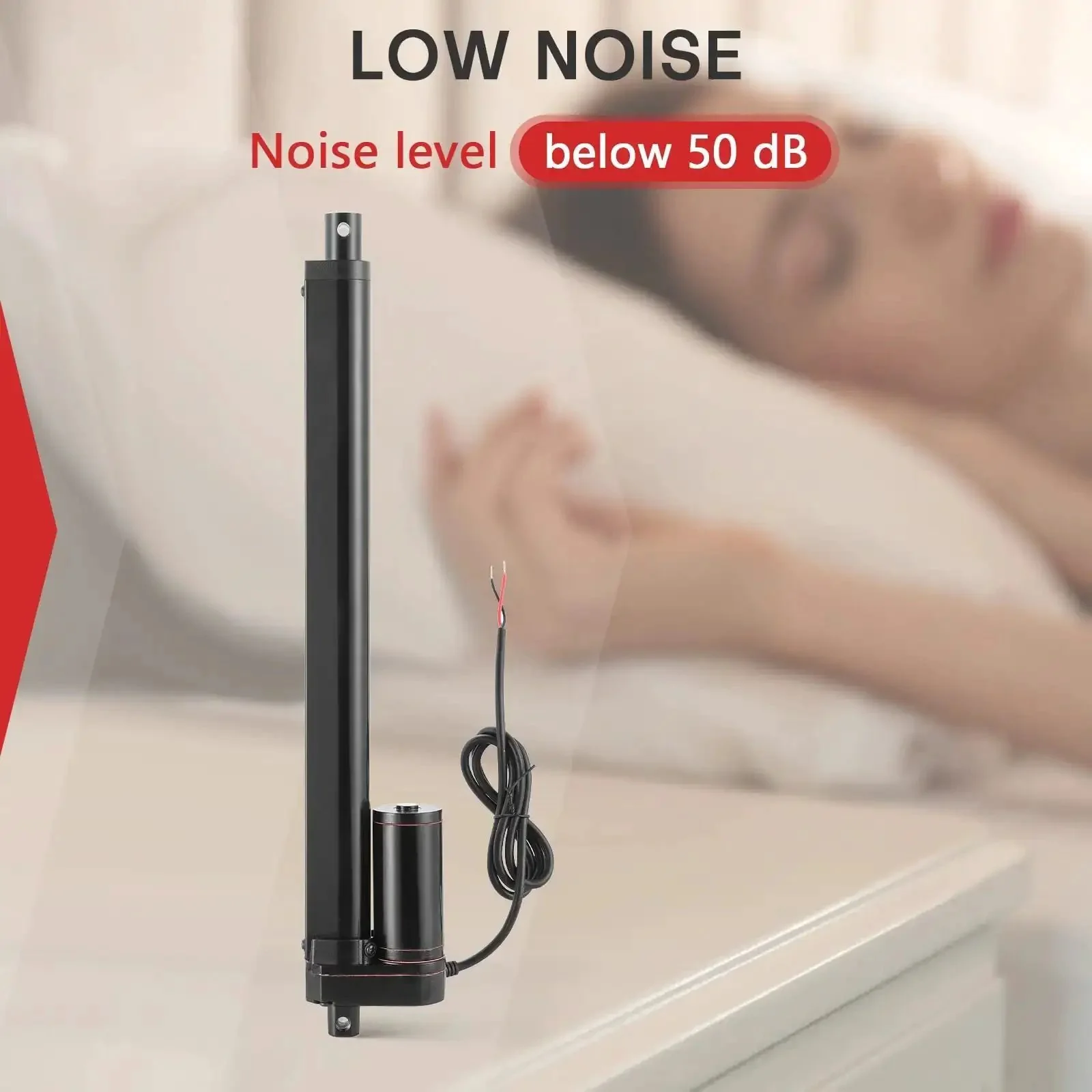 Heavy-Duty 12V Linear Actuator With 300mm Stroke And Mounting Bracket, 900N Lift At 0.39in/s, Extends 720mm, Retracts 420mm, Ideal For Recliners, TV Lifts, Tables, Massage Chairs, Electric Sofas, And Home Automation - Image 4