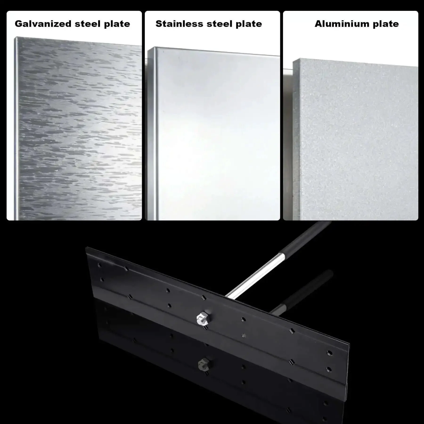 Heavy Duty 16 Inch Sheet Metal Folding Tool With Dual Depth Three Eighths And One Inch Bends, Beefy Steel Sheet Metal Bender With PVC Handle For HVAC Ductwork And Roofing - Image 5