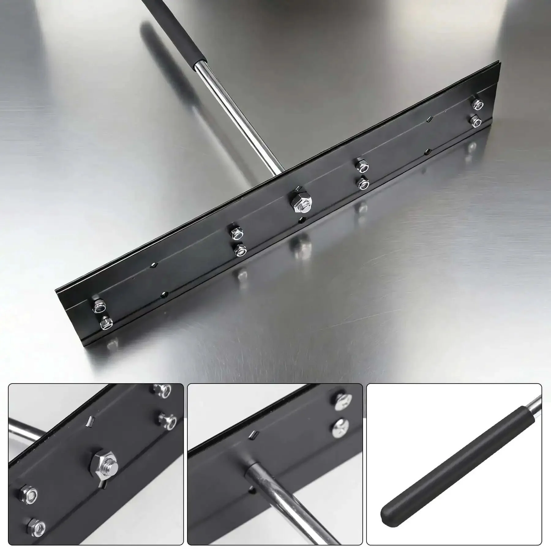 Heavy Duty 16 Inch Sheet Metal Folding Tool With Dual Depth Three Eighths And One Inch Bends, Beefy Steel Sheet Metal Bender With PVC Handle For HVAC Ductwork And Roofing - Image 6