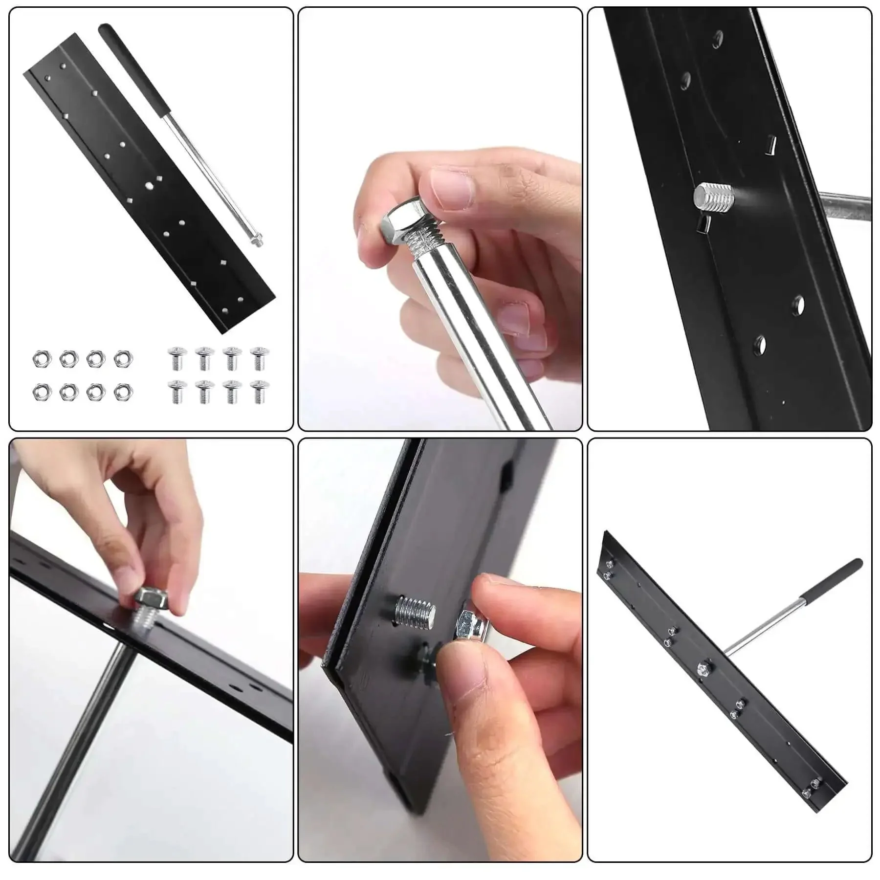 Heavy Duty 16 Inch Sheet Metal Folding Tool With Dual Depth Three Eighths And One Inch Bends, Beefy Steel Sheet Metal Bender With PVC Handle For HVAC Ductwork And Roofing - Image 7