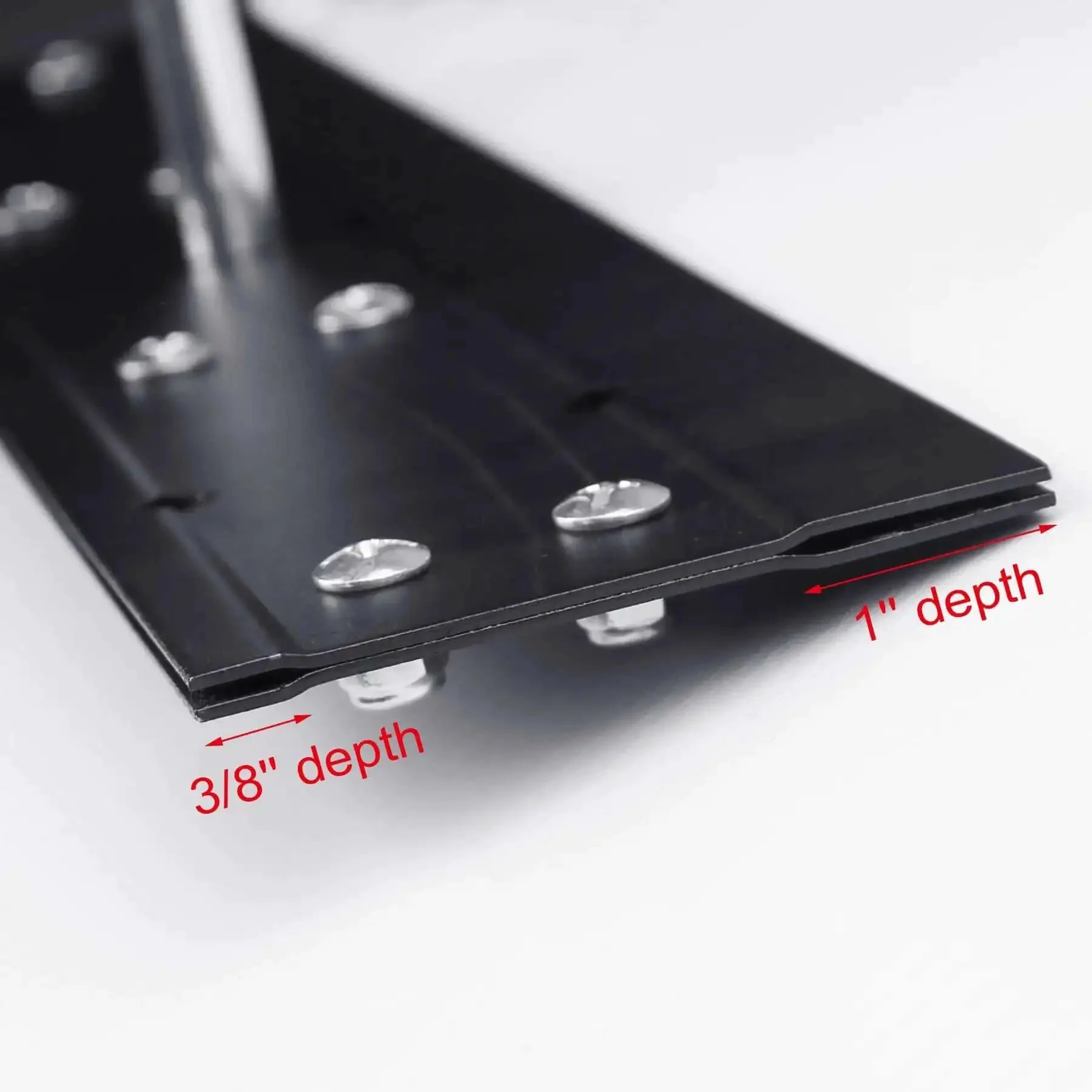 Heavy Duty 16 Inch Sheet Metal Folding Tool With Dual Depth Three Eighths And One Inch Bends, Beefy Steel Sheet Metal Bender With PVC Handle For HVAC Ductwork And Roofing - Image 8