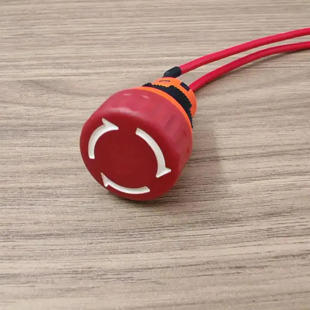 Heavy Duty 16mm Metal Emergency Stop Push Button Switch Latching SP 250V 10A Beefy Stainless Steel 0.63in Mounting Hole Push To Stop Release To Start Normally Closed - Image 4