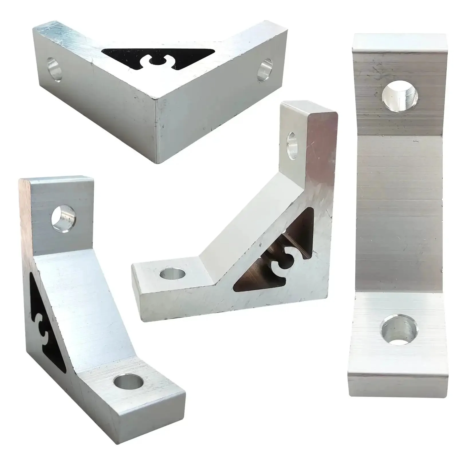 Heavy Duty 2020 Aluminum Extrusion Corner Brackets And 20 Series Extrusion Connectors Kit With 10 Sets Of 2020 Profiles, T Slot L Brackets, 20 Screws And 20 T Nuts For Quick, Easy Builds - Image 3