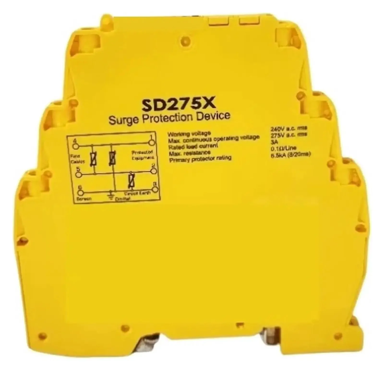 Heavy Duty 240V AC Surge Protector SPD Module With 3A High Current Line Beats Voltage Spikes And Keeps Industrial Gear Safe, Delivers Stable Power And Reliable Surge Defense For Industrial Machinery
