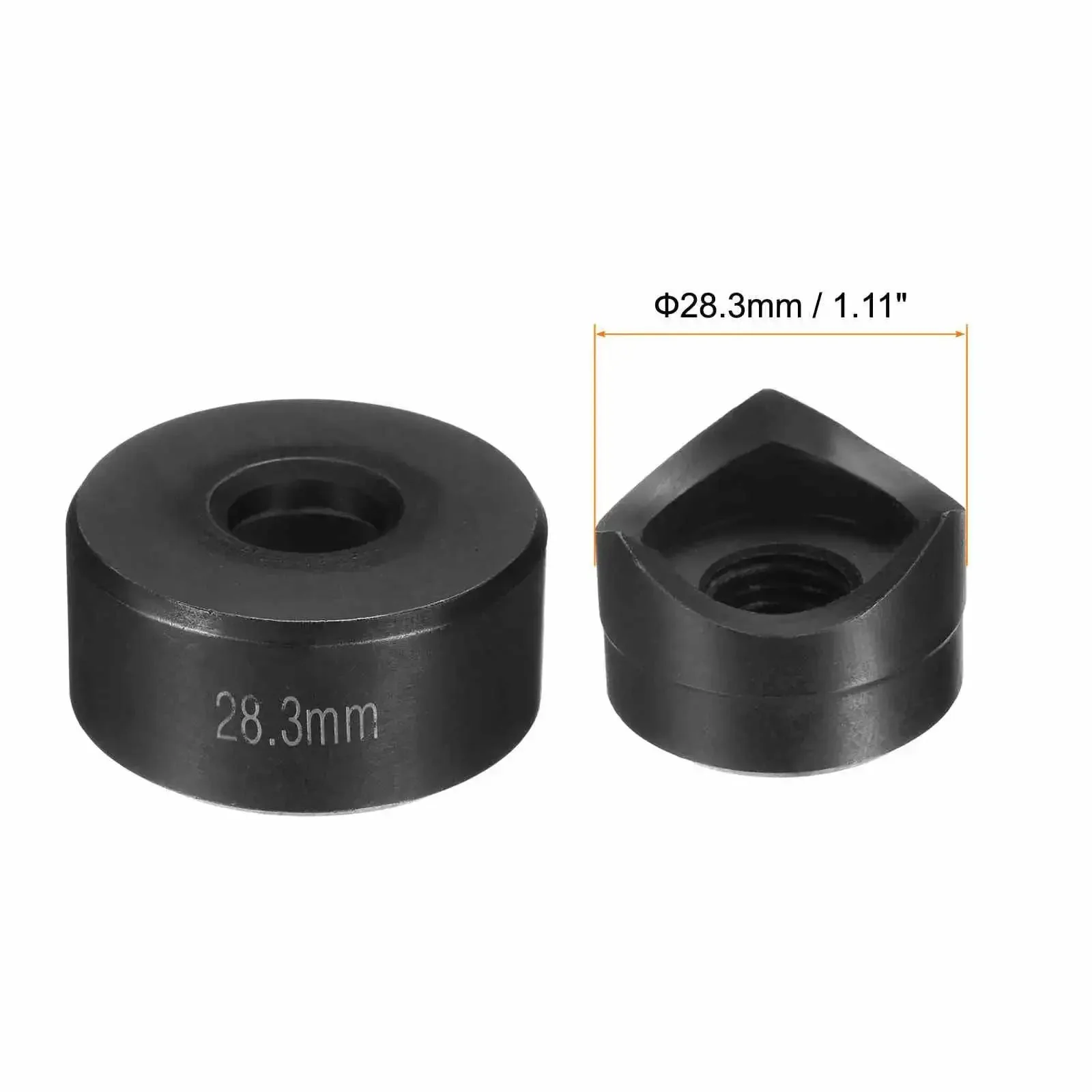 Heavy Duty 28.3mm Sheet Metal Punch Tool Knockout Punch Kit For Steel Plate Stainless Steel Black Finish Wide Range Of Materials Precise Cutting With Bearing Steel Construction For Metalwork And DIY Projects - Image 5