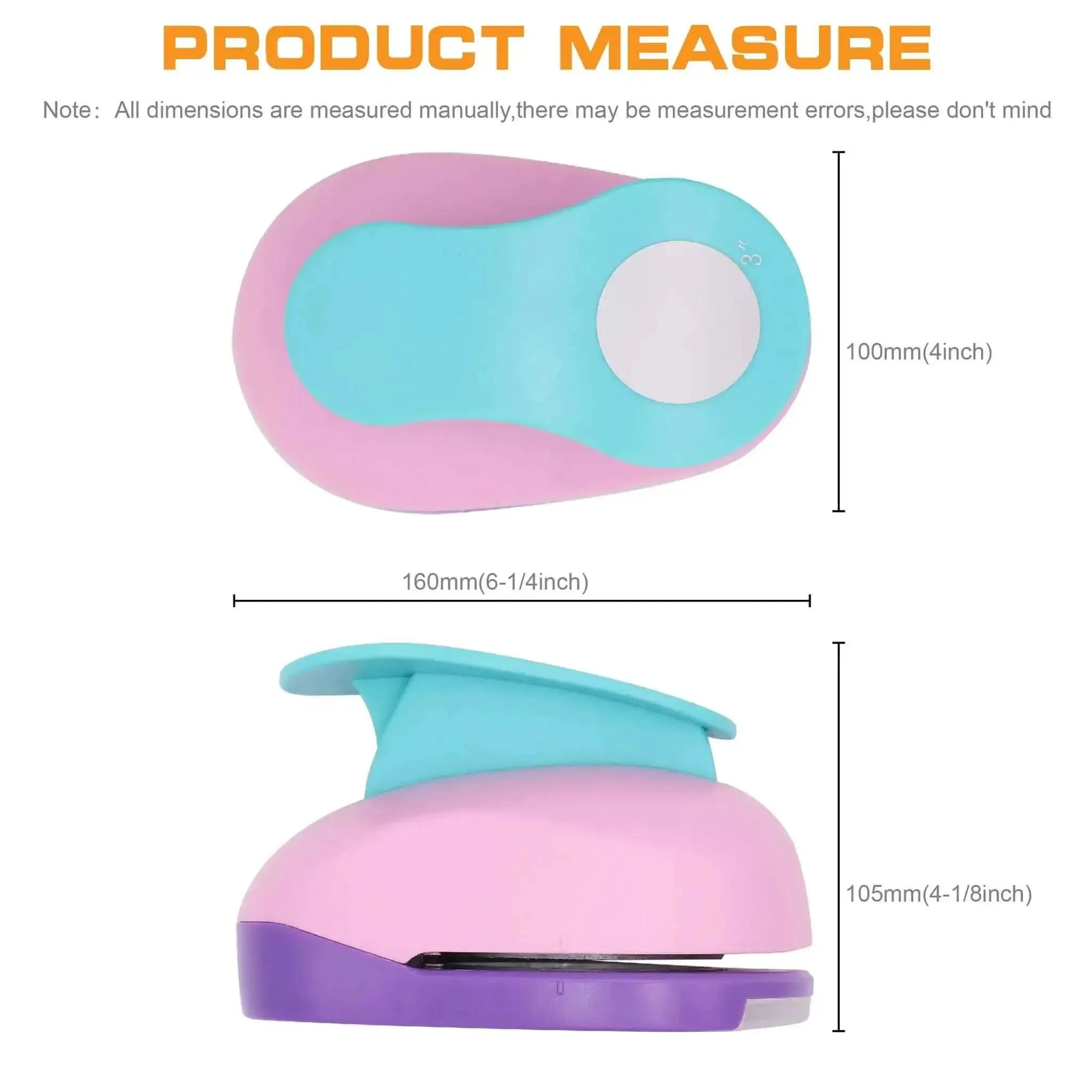 Heavy Duty 3 Inch Circle Punch With Spring Action Lever Built Tough Durable Steel Blade For Smooth No Jam Cutting On Cardstock And Thicker Paper Ideal For Scrapbooking Tags DIY Craft Projects - Image 2