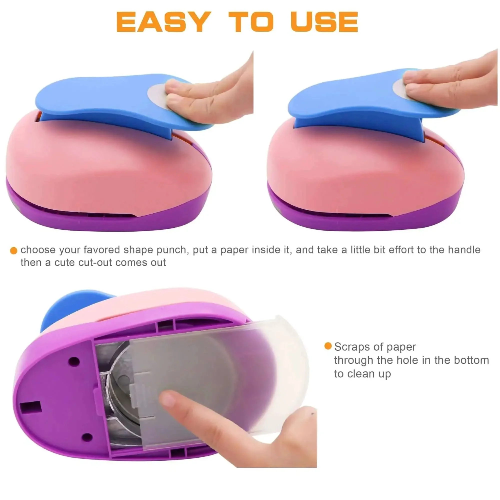 Heavy Duty 3 Inch Circle Punch With Spring Action Lever Built Tough Durable Steel Blade For Smooth No Jam Cutting On Cardstock And Thicker Paper Ideal For Scrapbooking Tags DIY Craft Projects - Image 6