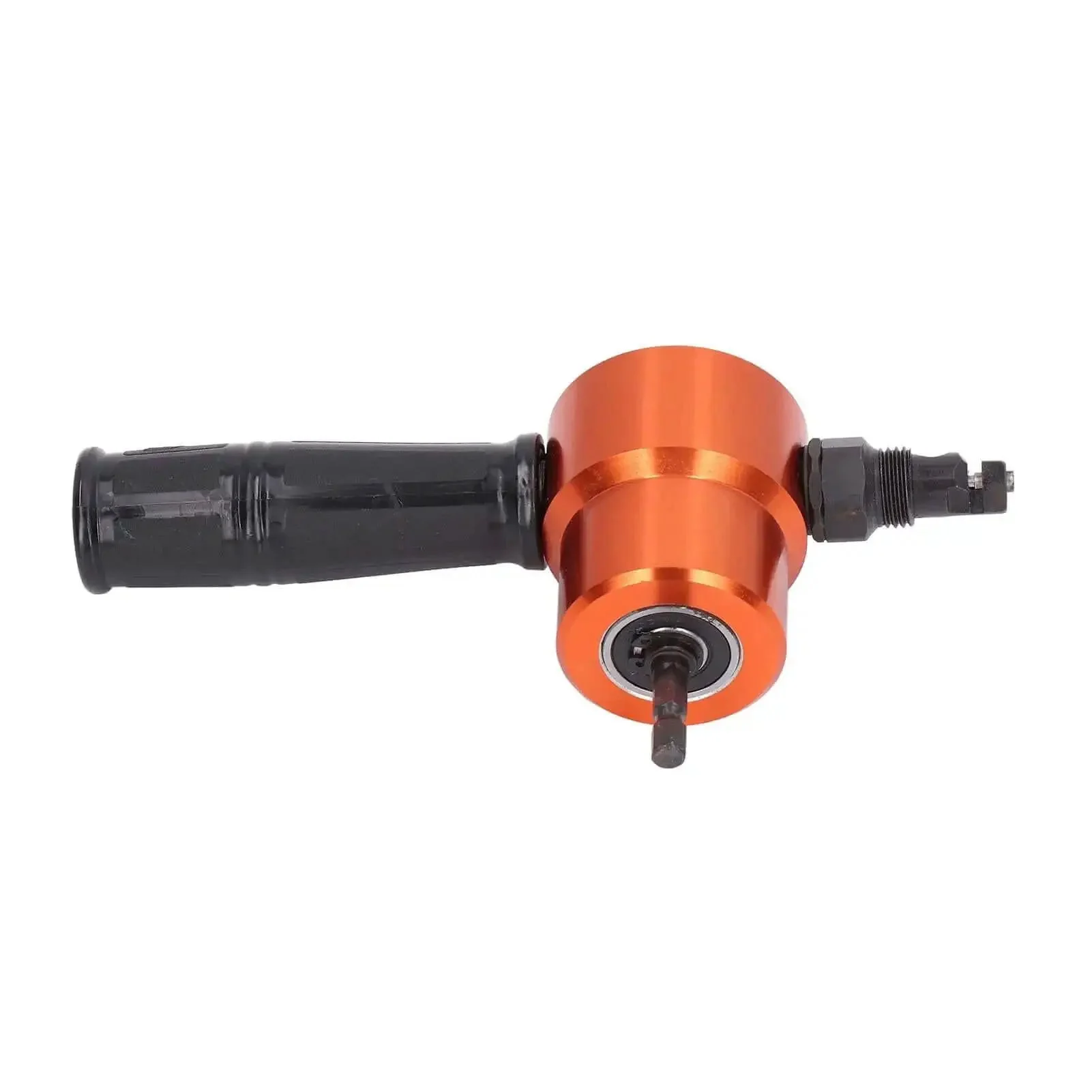 Heavy Duty 360 Degree Double Head Cutter Attachment For Sheet Metal Cutting And Drilling Nibbler Tool Kit With Adjustable Speed 1500 To 3000 RPM Electric Or Air Drill Compatible Ideal For Auto Shop Home DIY And HVAC - Image 7