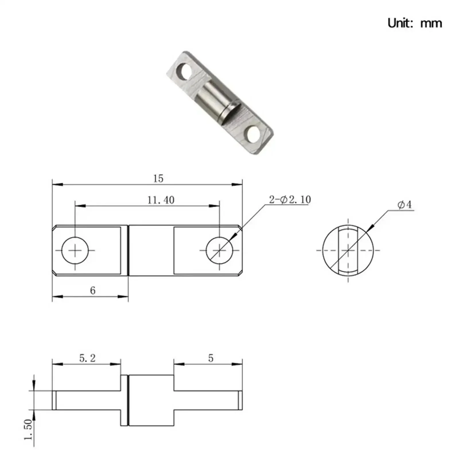 Heavy Duty 360 Degree Rotating Door Hinge For Residential Use With Embedded Torque And Damping Shaft No Nonsense Smooth Silent Operation Adjustable Limit Weatherproof Easy Install With Included Screws - Image 4