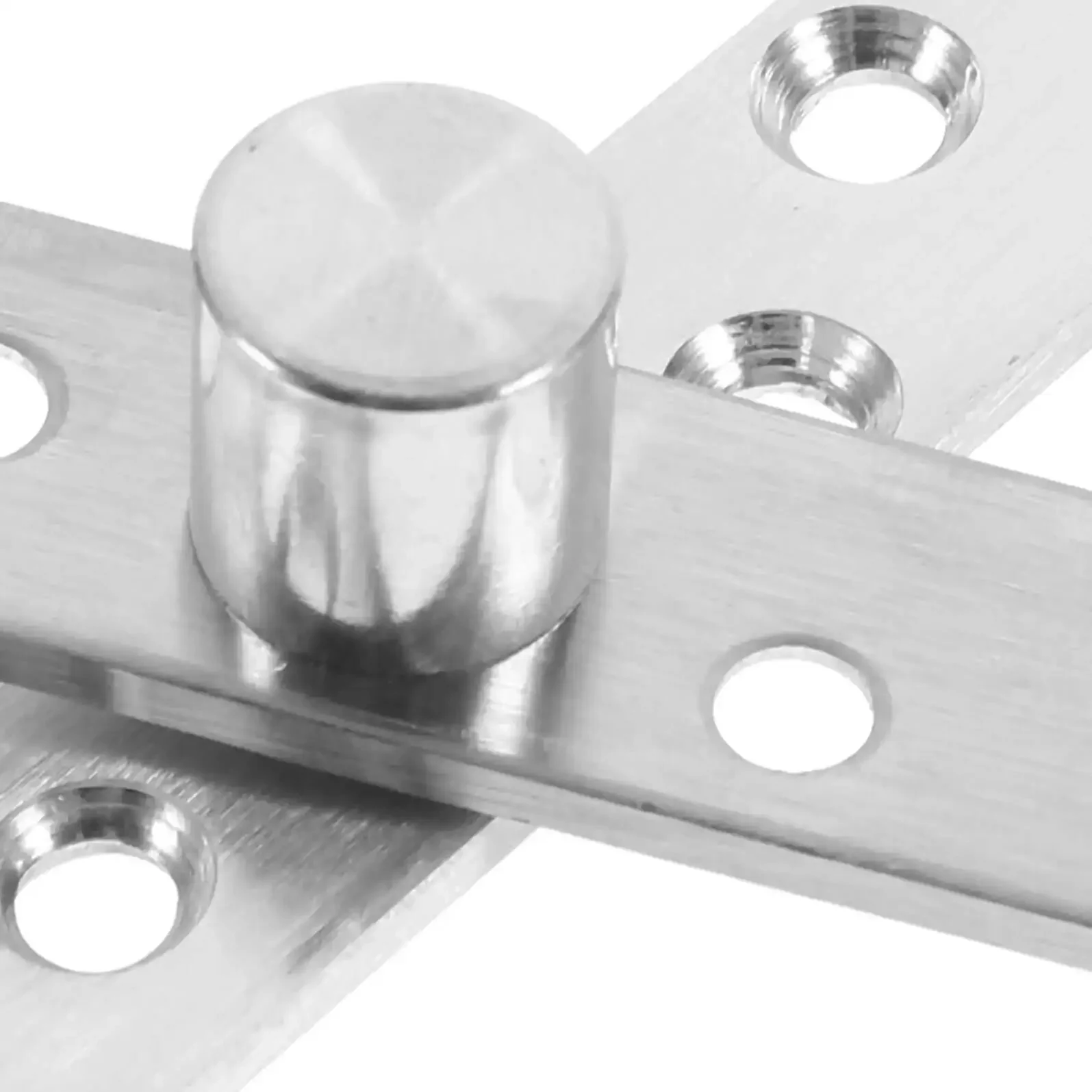Heavy Duty 360 Degree Rotating Pivot Hinges 2 Pack Concealed Center Shaft Stainless Steel Swivel Hinge For Shed Doors And Cabinet Hardware Hidden Door Hardware For Modern Interiors - Image 4