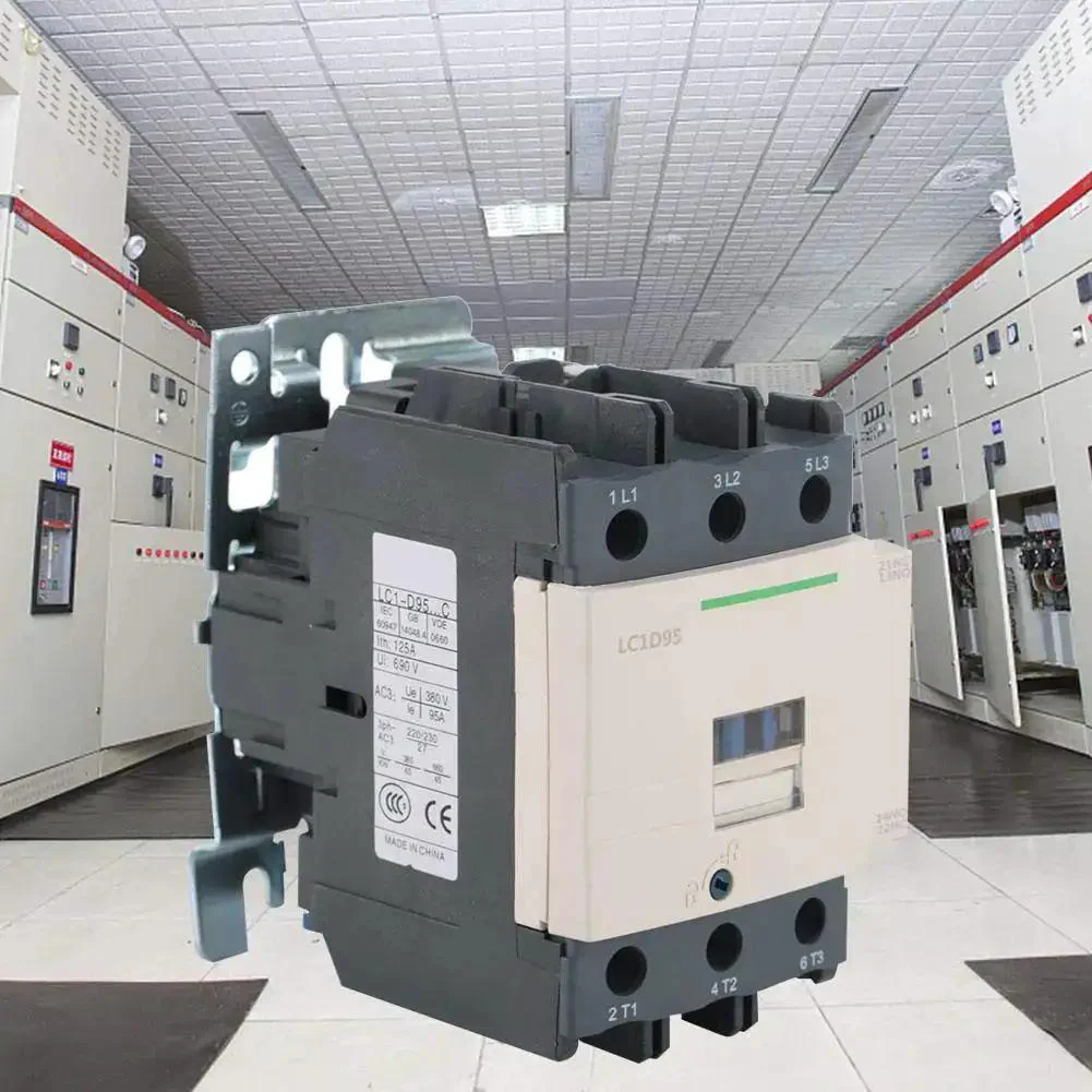 Heavy Duty 380V 95A 3 Pole AC Contactor With Coil For Power Engineering, Industrial Grade Electric Switch Designed For Frequent Starts, Long Distance Circuits, And Reliable 50 60 Hz Performance With Easy Wiring - Image 4