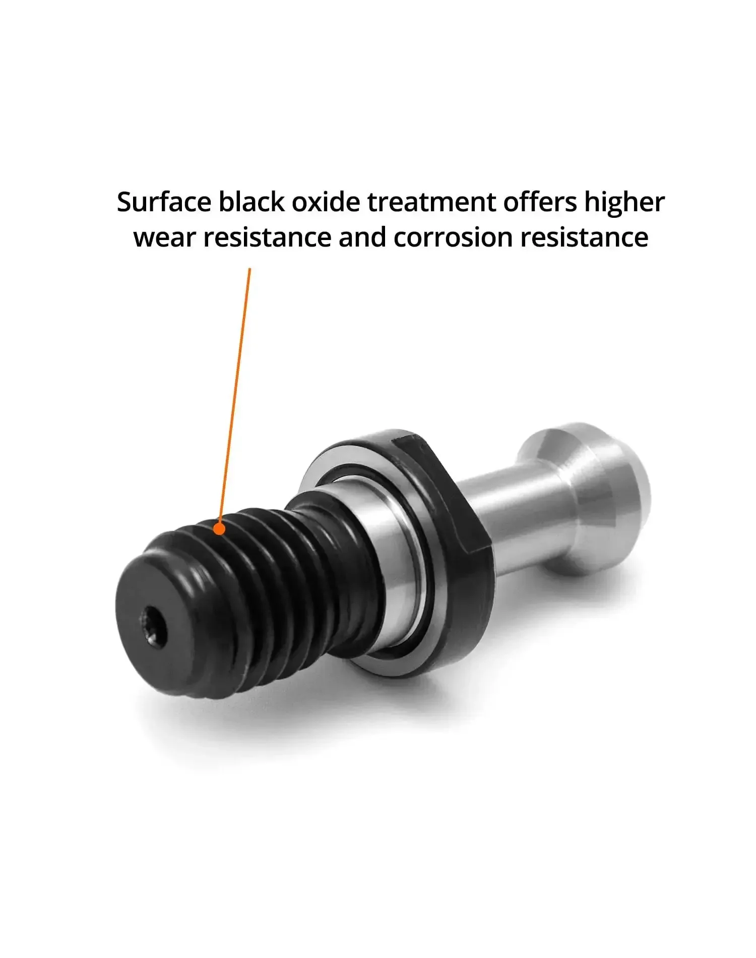 Heavy Duty 45 Degree Pull Stud Retention Knob Set for Haas CAT 40 CNC Tool Holders 20 Pack Carbon Steel with Black Oxide Finish for Superior Wear and Corrosion Resistance and Durable Performance - Image 4