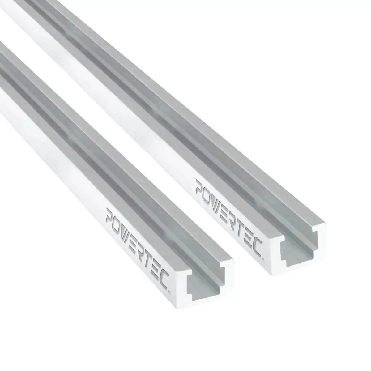 Heavy Duty 48 Inch Aluminum T Track Set For Woodworking, T Slot Rail That Accepts Standard Quarter Inch By Twenty Hex Bolts, Miter Track Ready, Built Tough Two Pack