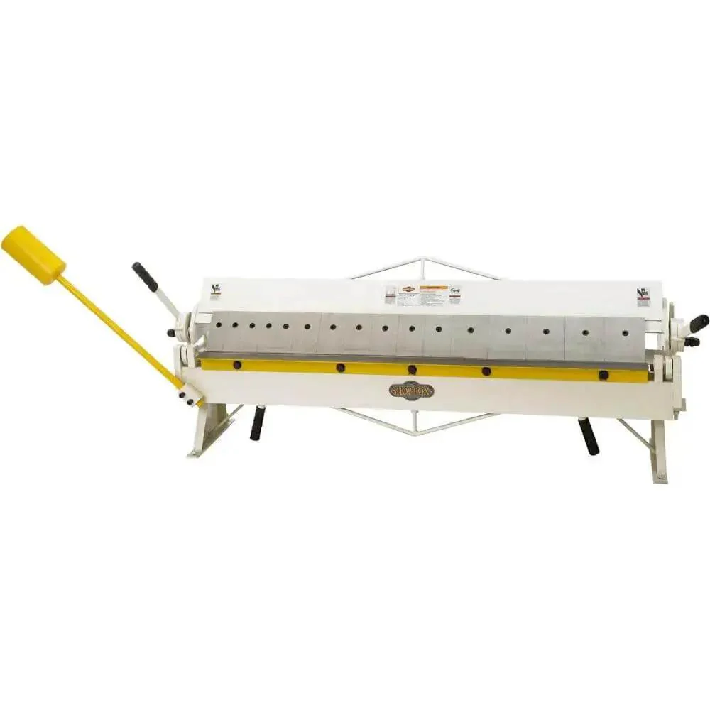 Heavy Duty 48 Inch Pan And Box Brake With Removable Steel Fingers For Sheet Metal Forming A Pro Grade Industrial Metalworking Tool For Custom Fabrication Shops And DIYers - Image 2