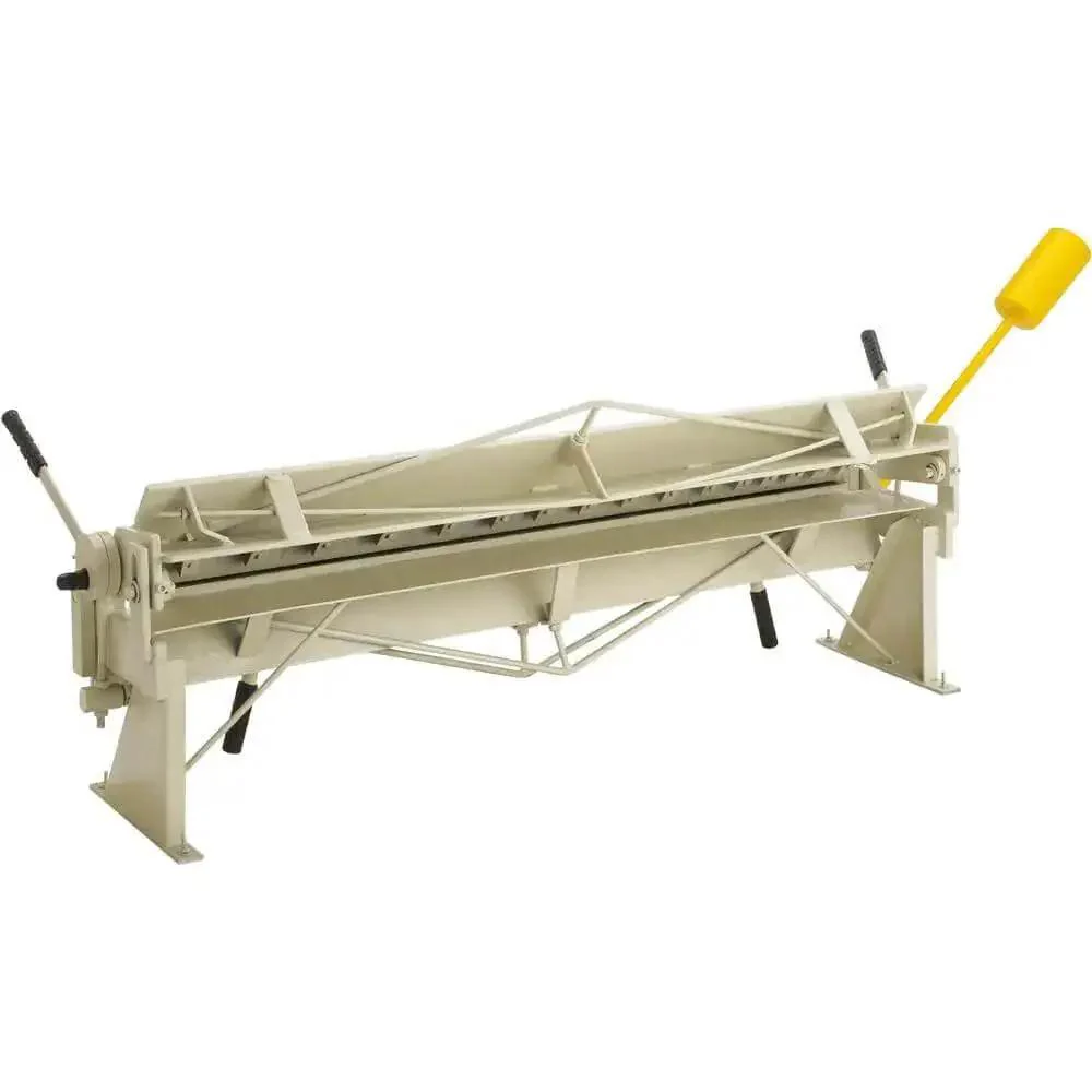 Heavy Duty 48 Inch Pan And Box Brake With Removable Steel Fingers For Sheet Metal Forming A Pro Grade Industrial Metalworking Tool For Custom Fabrication Shops And DIYers - Image 3