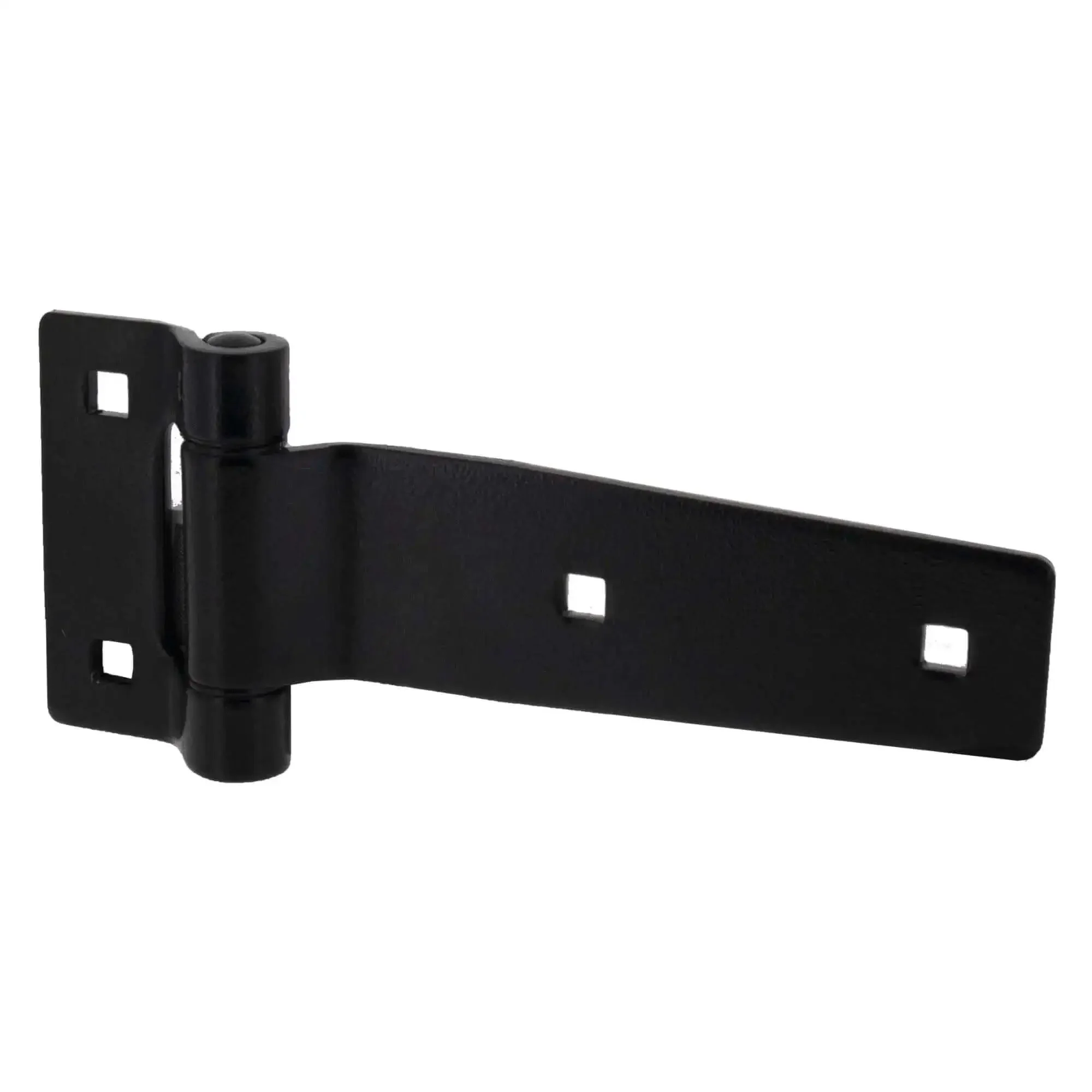Heavy Duty 5 Inch Stainless Steel Strap Tee Hinge Black Finish, 2 Pack, 300 Series, For Garage Doors, Barn Doors, Gates, Sheds, Trailers, Cargo Boxes, Truck Boxes - Image 5