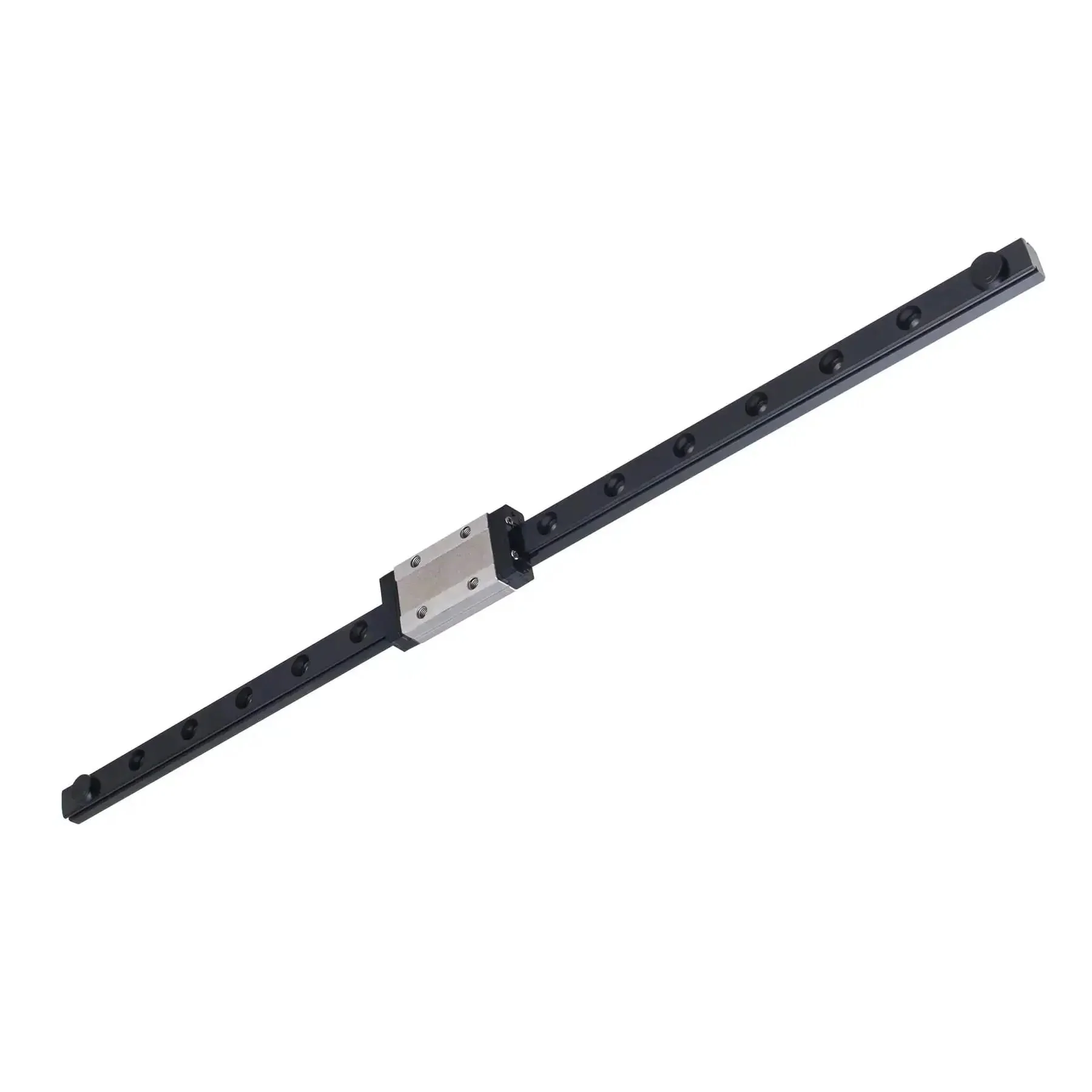 Heavy Duty 650mm Linear Rail Guide Set With Carriage Blocks For 3D Printers And CNC Machines Two Pack Black Finish Rails And Sliding Carriages With Ball Bearings For Smooth Pro Grade Motion And Easy Alignment - Image 2