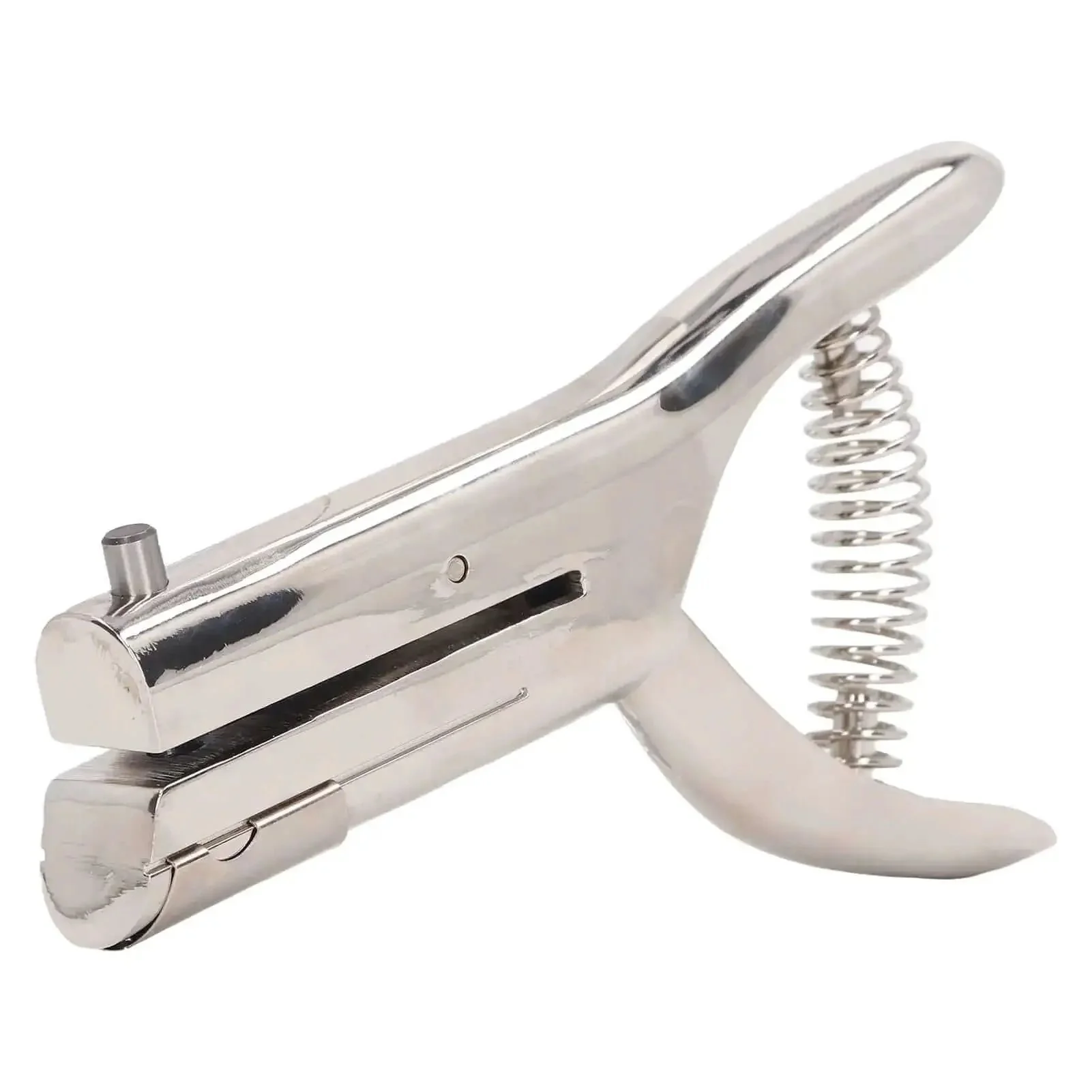 Heavy Duty 6mm Round Hole Punch for Paper ID Cards PVC Cards and Badge Photos Stainless Steel Handheld Single Circle Punch Built Tough Punches Up to 20 Sheets of A4 Paper for Office or School