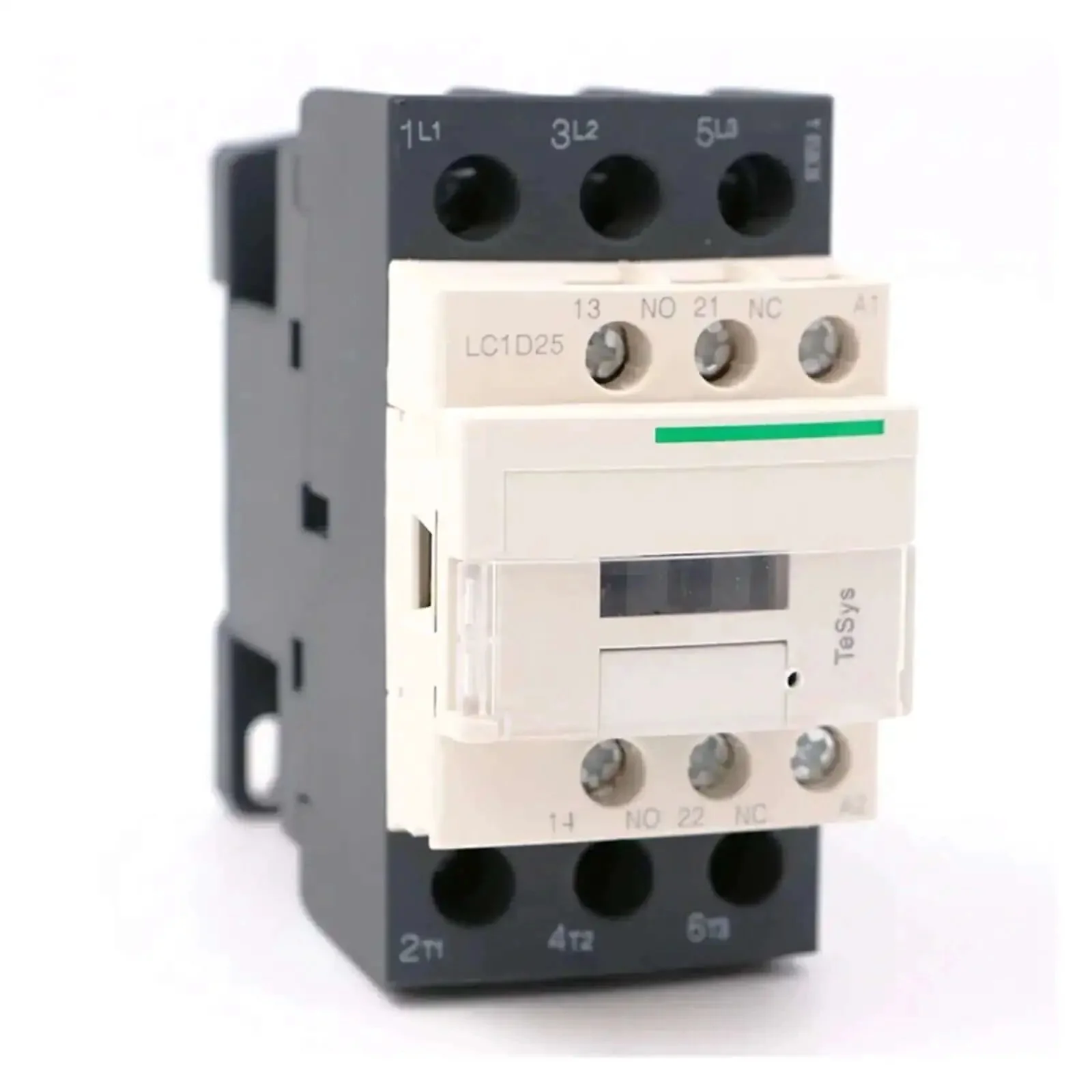 Heavy Duty AC Electromagnetic Contactor 3 Pole 3 Normally Open 25 Amp 240V Coil Built Tough Industrial Grade 3P 3NO Power Control Unit For Motor Start And Equipment Safety