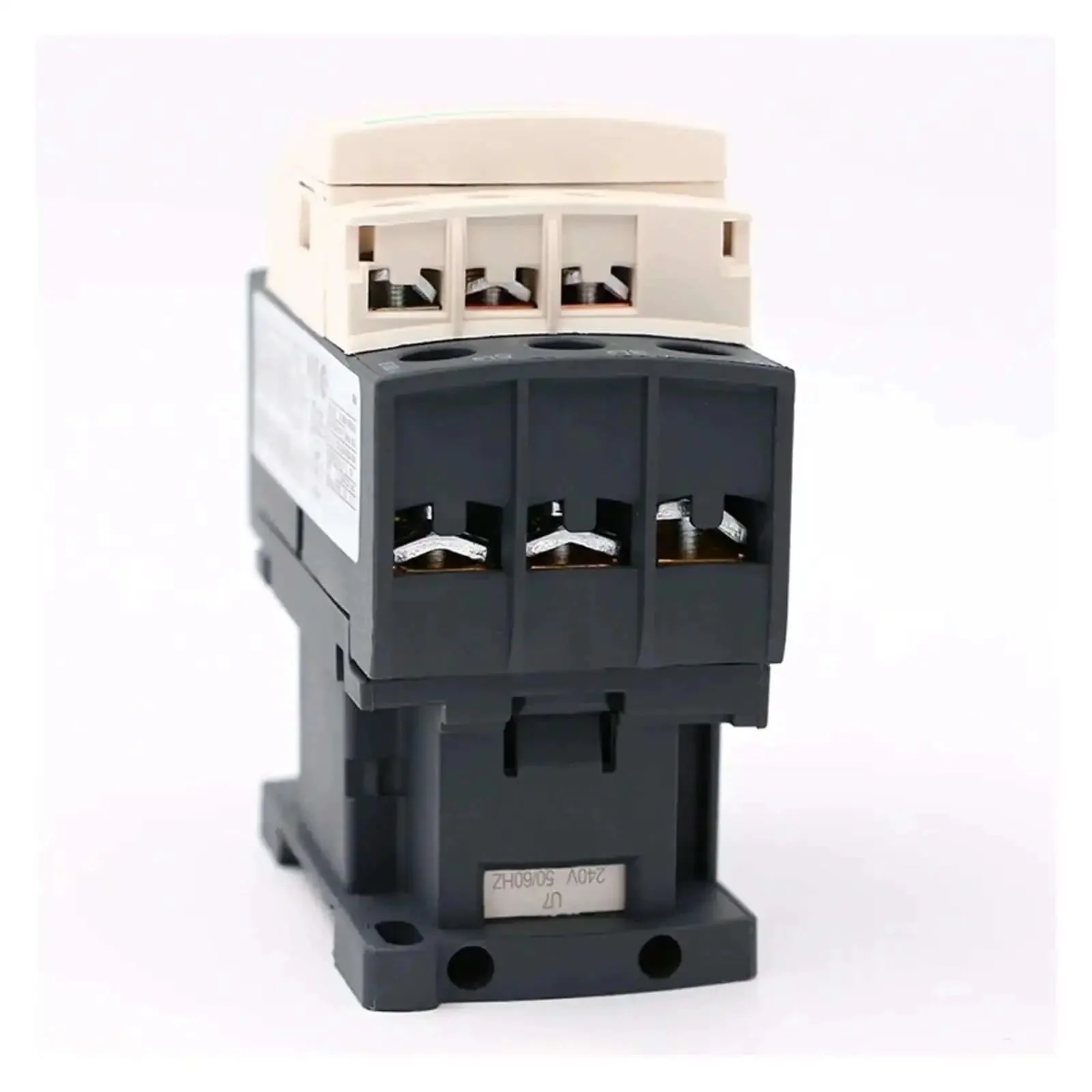 Heavy Duty AC Electromagnetic Contactor 3 Pole 3 Normally Open 25 Amp 240V Coil Built Tough Industrial Grade 3P 3NO Power Control Unit For Motor Start And Equipment Safety - Image 5