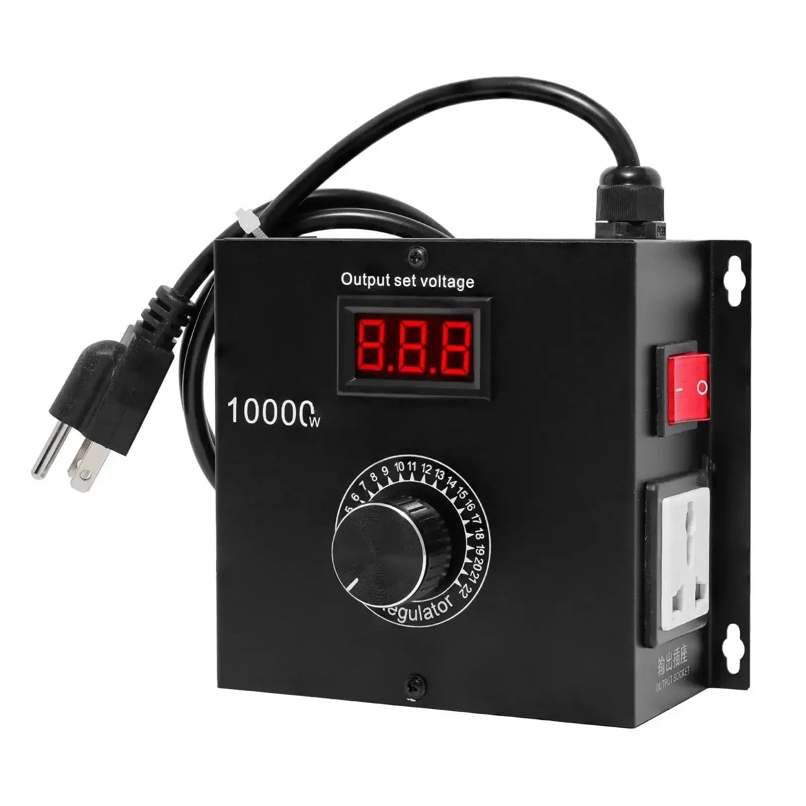 Heavy Duty AC Variable Speed Controller For Tools And Appliances, 120V To 240V Input, Adjustable Output Up To 220V, 22A Max, Power Up Your Electric Tools, Fans, Kettles And Stoves, Built With Premium SCR Components